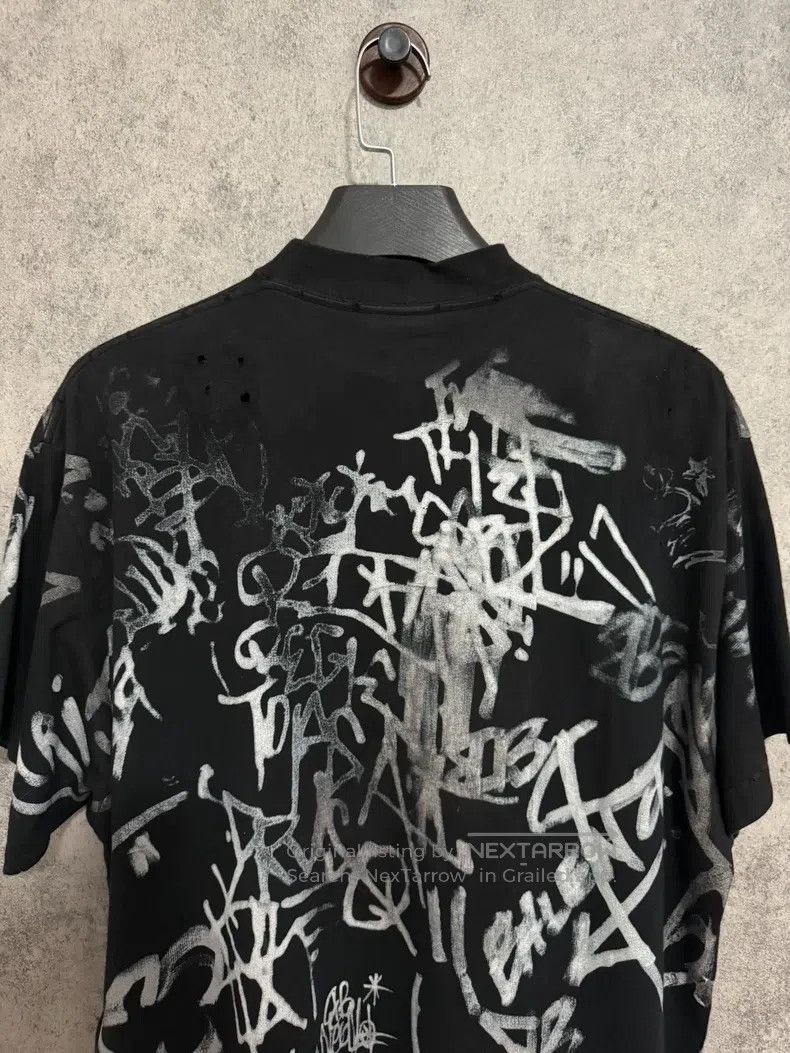 Balenciaga Balenciaga Black Manchester United Embroidered Graffiti Sh Size US S / EU 44-46 / 1 - 6 Thumbnail
