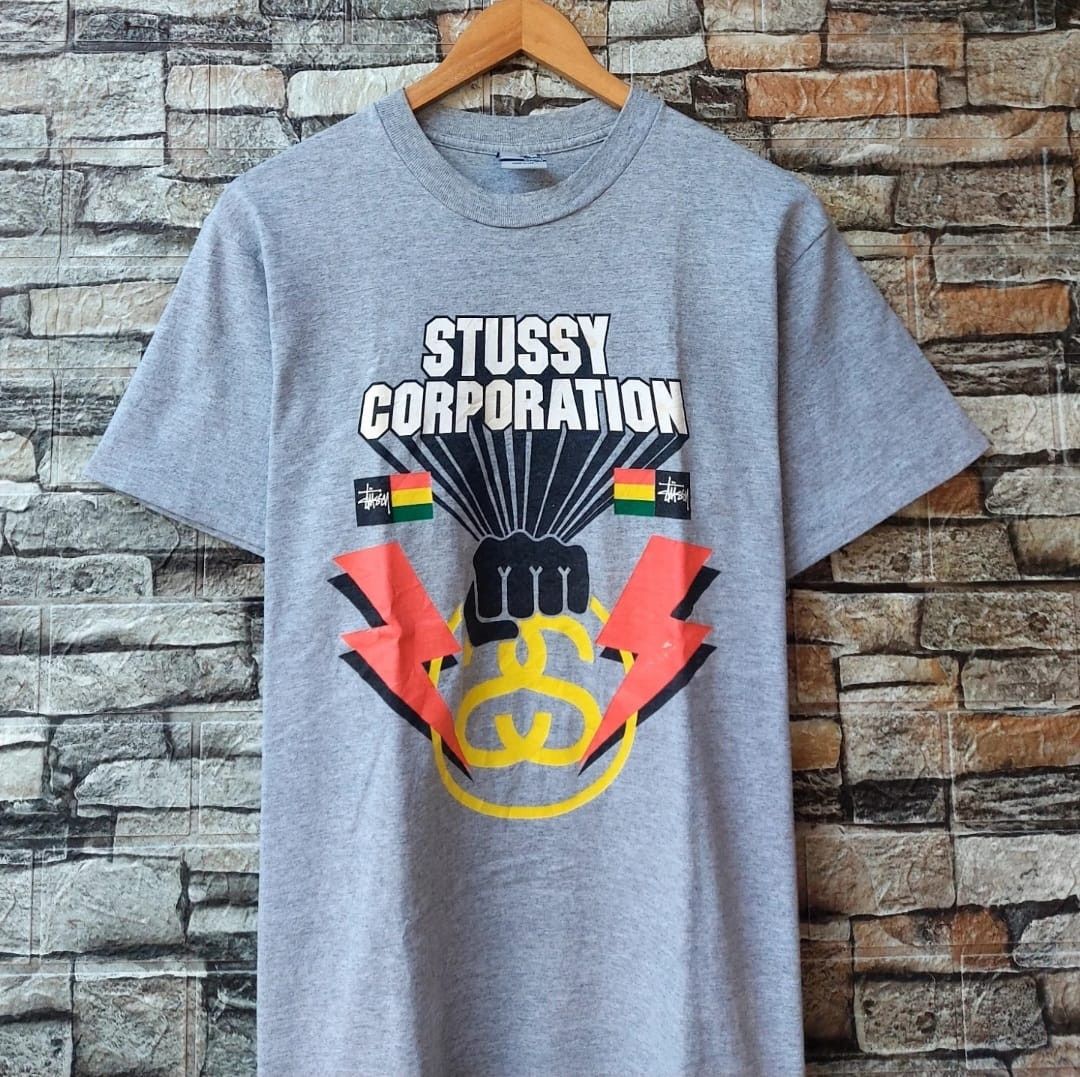 Stussy Vtg 90s STUSSY Corporation Tshirt Size US M / EU 48-50 / 2 - 3 Thumbnail