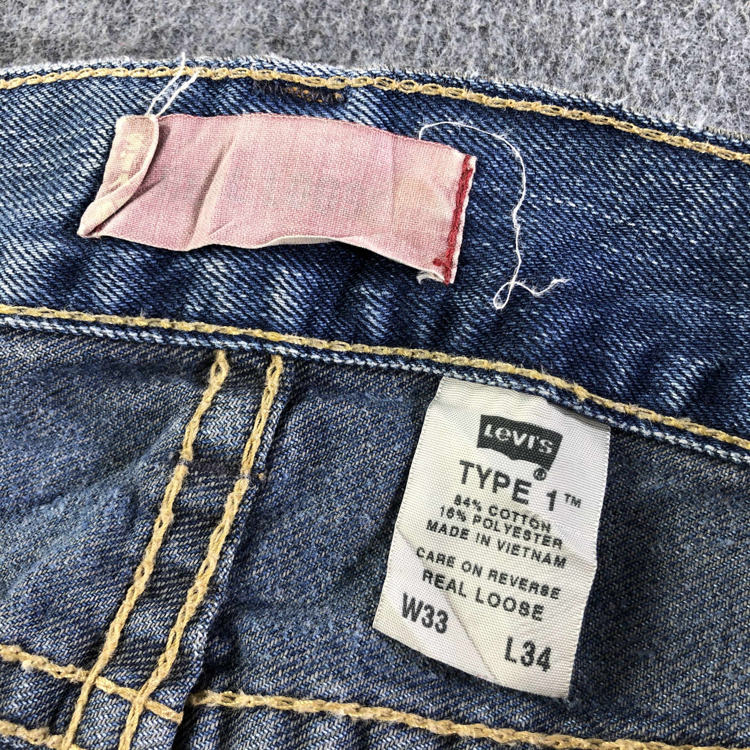 Levi's Vintage Distressed Levis Jeans-J4370 Size US 34 / EU 50 - 10 Thumbnail