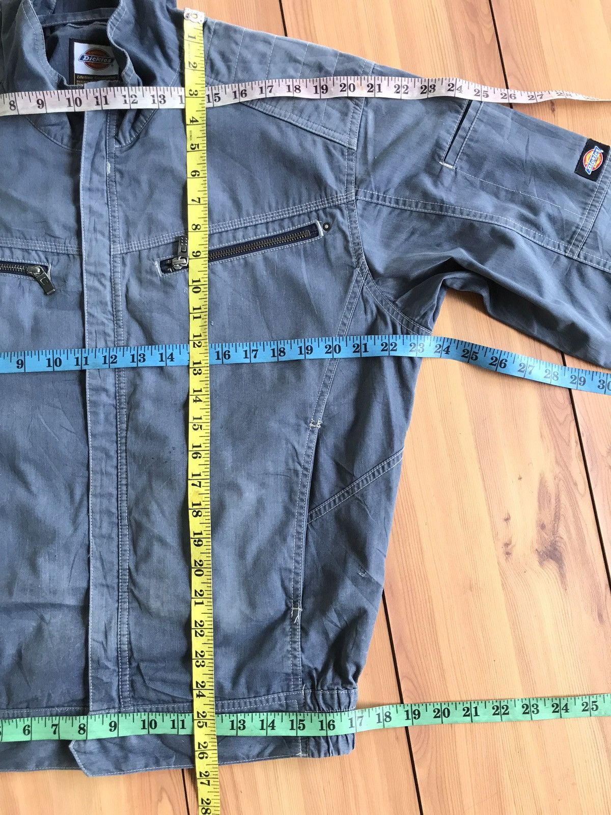 Dickies × Vintage Vintage DICKIES Full Zip Motorcycle Jacket Size US L / EU 52-54 / 3 - 13 Thumbnail