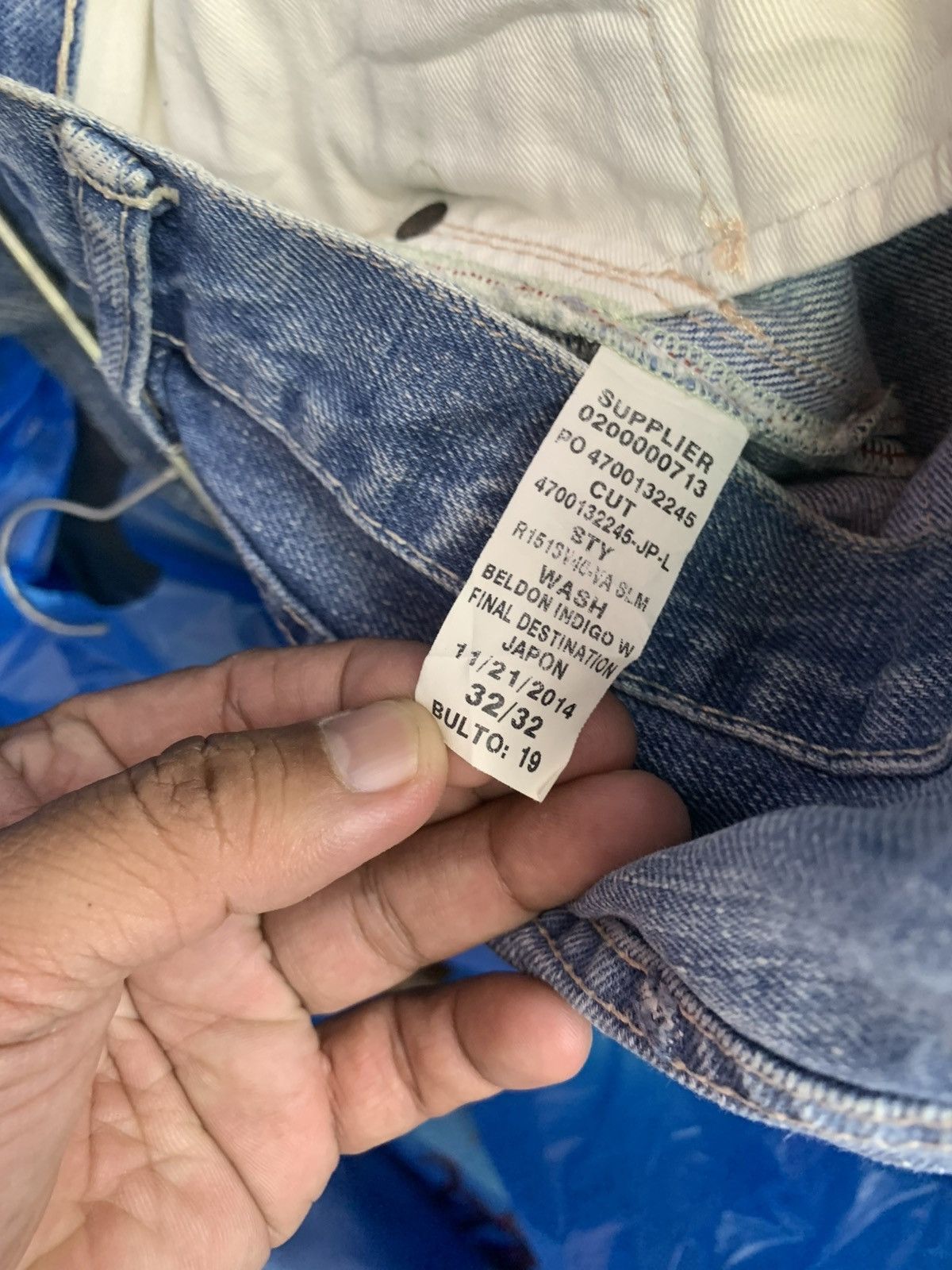 Polo Ralph Lauren VINTAGE 90’S POLO RALPH LAUREN PAINTER JEANS VARICK SLIM Size US 33 - 15 Thumbnail