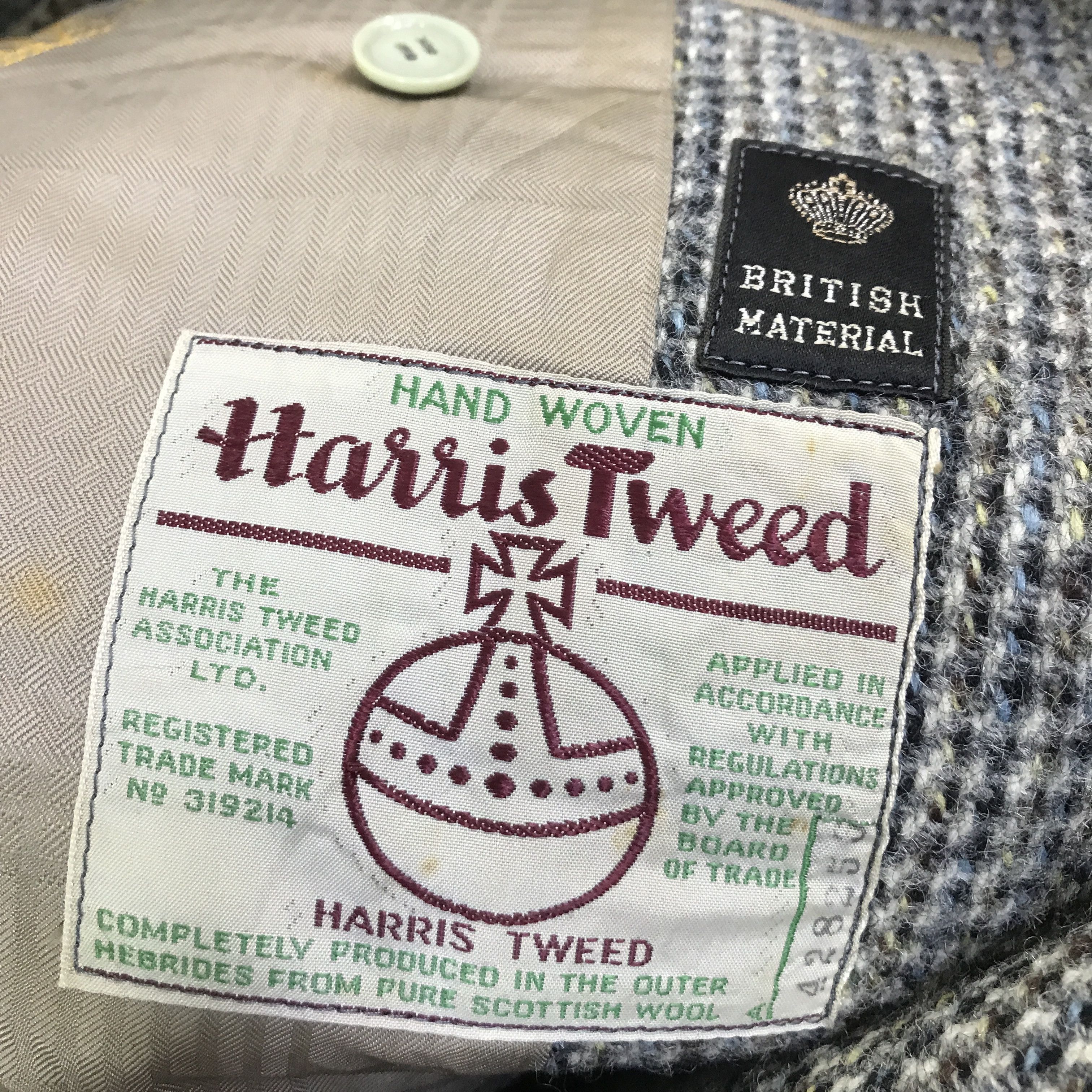 Harris Tweed Harris tweed Blazer Coat jacket K110B17 Size US L / EU 52-54 / 3 - 12 Thumbnail