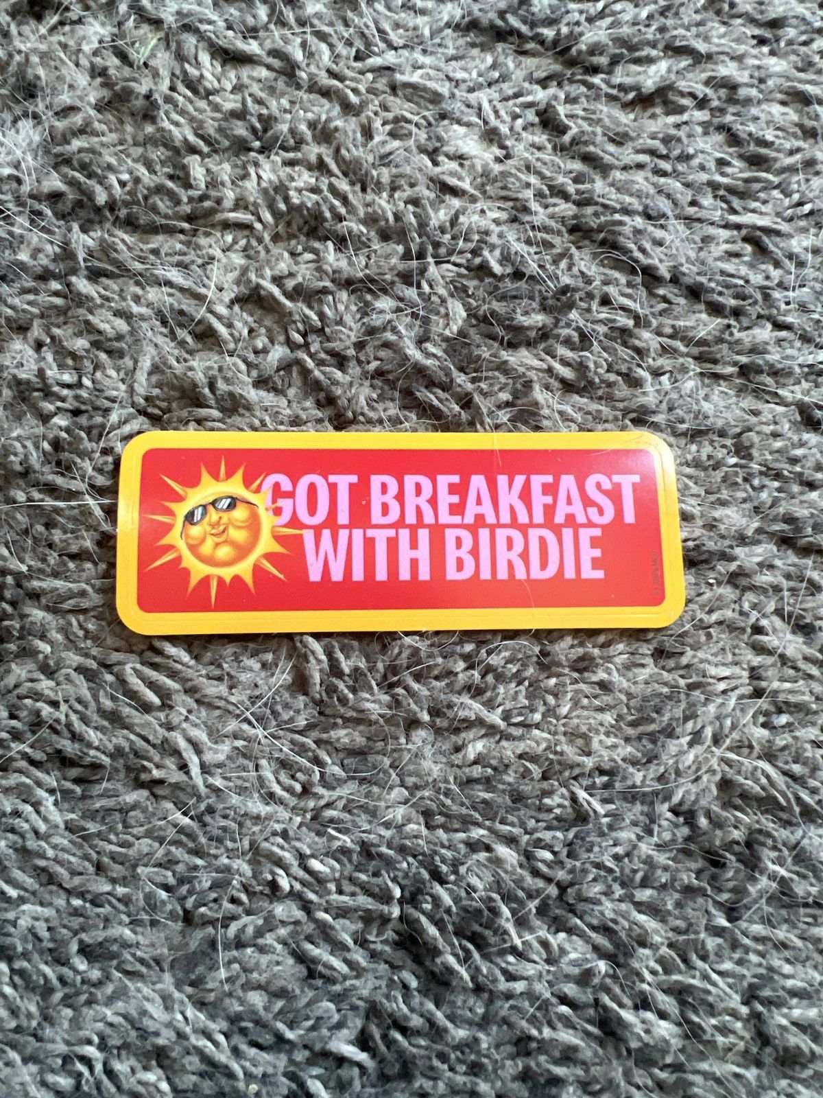 Hypebeast 2025 McDonald’s Got Breakfast With Birdie Sticker Size ONE SIZE - 1 Thumbnail
