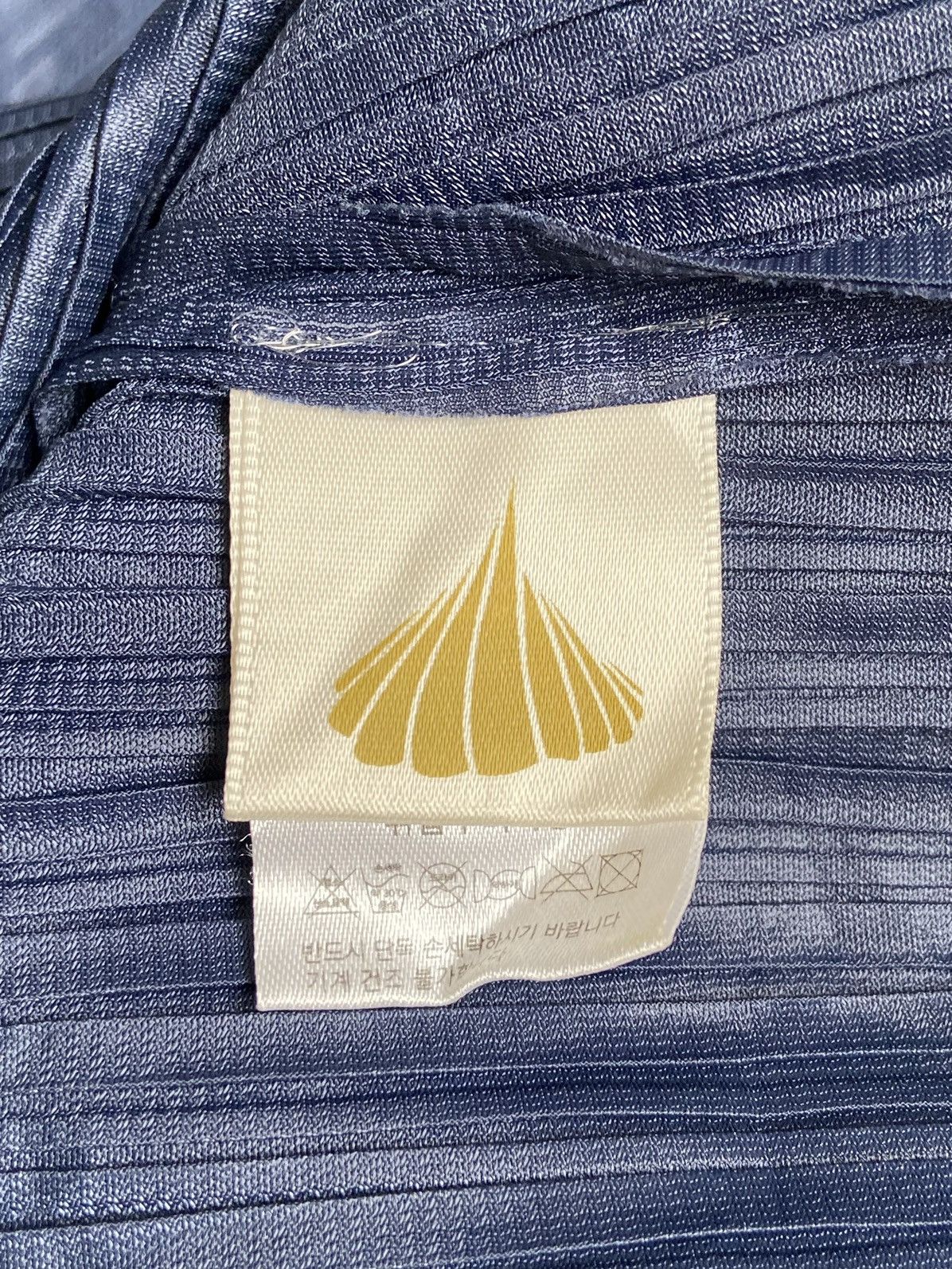 Designer × Japanese Brand PLEATSME Blue Pleats Blazers Size XS / US 0-2 / IT 36-38 - 6 Thumbnail