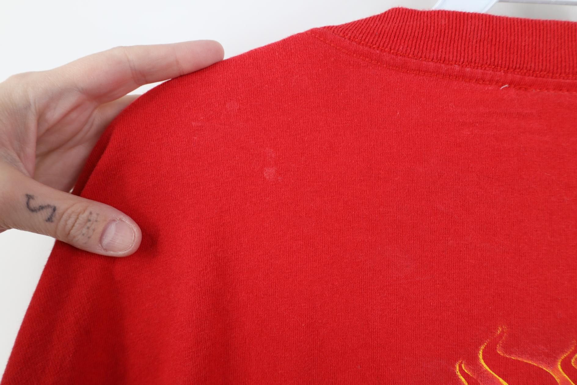 Vintage Vintage 90s Y2K Streetwear Snake Fire Long Sleeve T-Shirt Size US XL / EU 56 / 4 - 13 Thumbnail