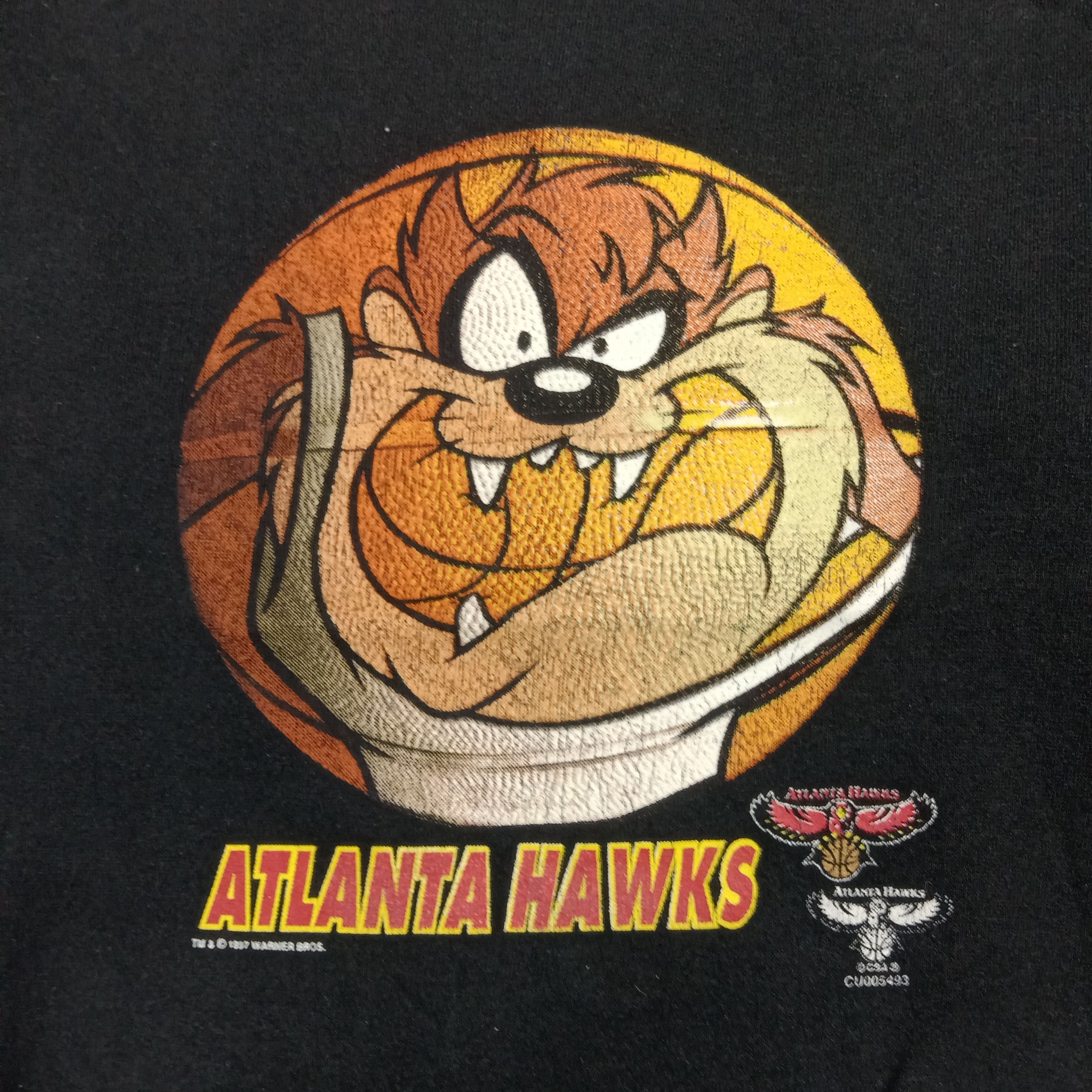 CSA Vintage 1997 Atlanta Hawks Looney Tunes NBA C290N23 Size US S / EU 44-46 / 1 - 3 Thumbnail