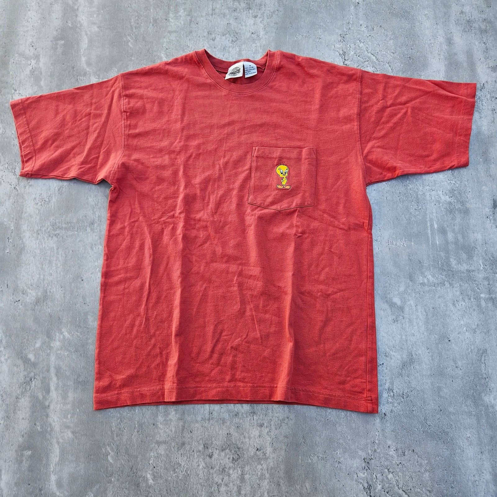 &Daughter Vintage Tweety Bird Pocket Tee Size M Peach Size M / US 6-8 / IT 42-44 - 1 Thumbnail