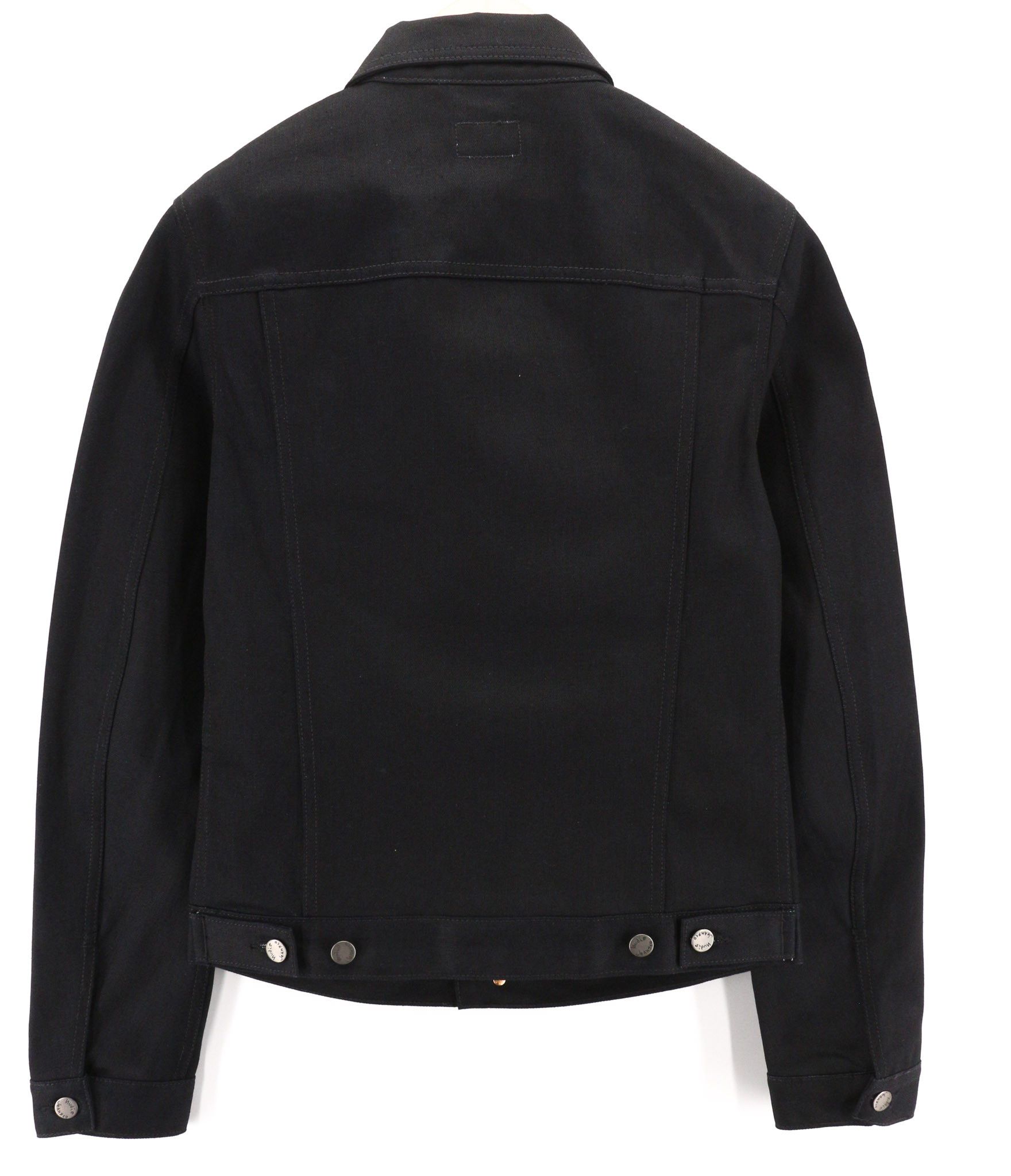 Nudie Jeans BILLY S Denim Dry Black Cotton Buttoned Jacket 80745 Size US S / EU 44-46 / 1 - 2 Thumbnail