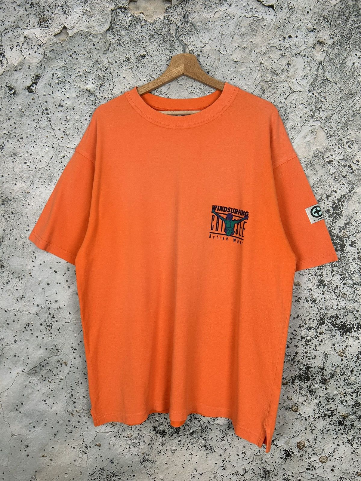 Vintage Vintage Chemisee Windsurfing Graphic Tee Skate Surf Rap 90s Size US XL / EU 56 / 4 - 3 Thumbnail