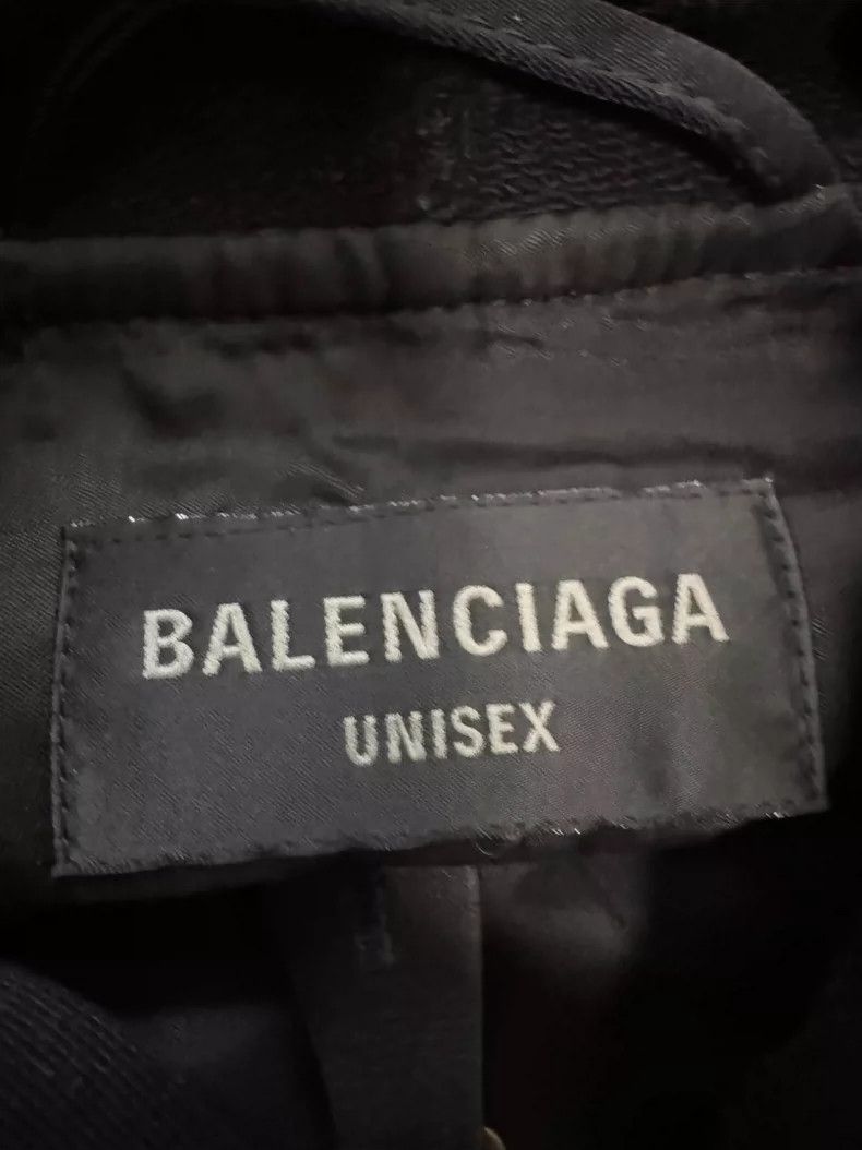 Balenciaga Balenciaga Black back letter be kind clip cotton-padded ja Size US XXS / EU 40 - 3 Thumbnail