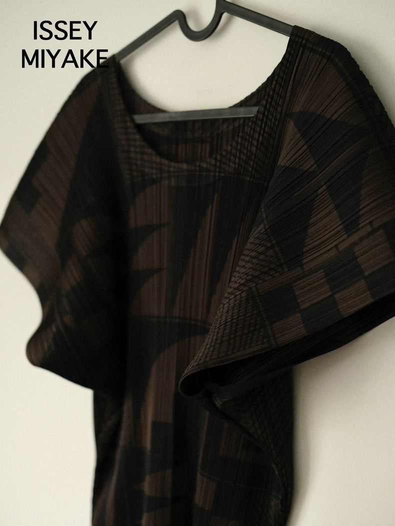 Issey Miyake issey miyake size:3 Brown and black coat Size XXS / US 00 / IT 34 - 3 Thumbnail