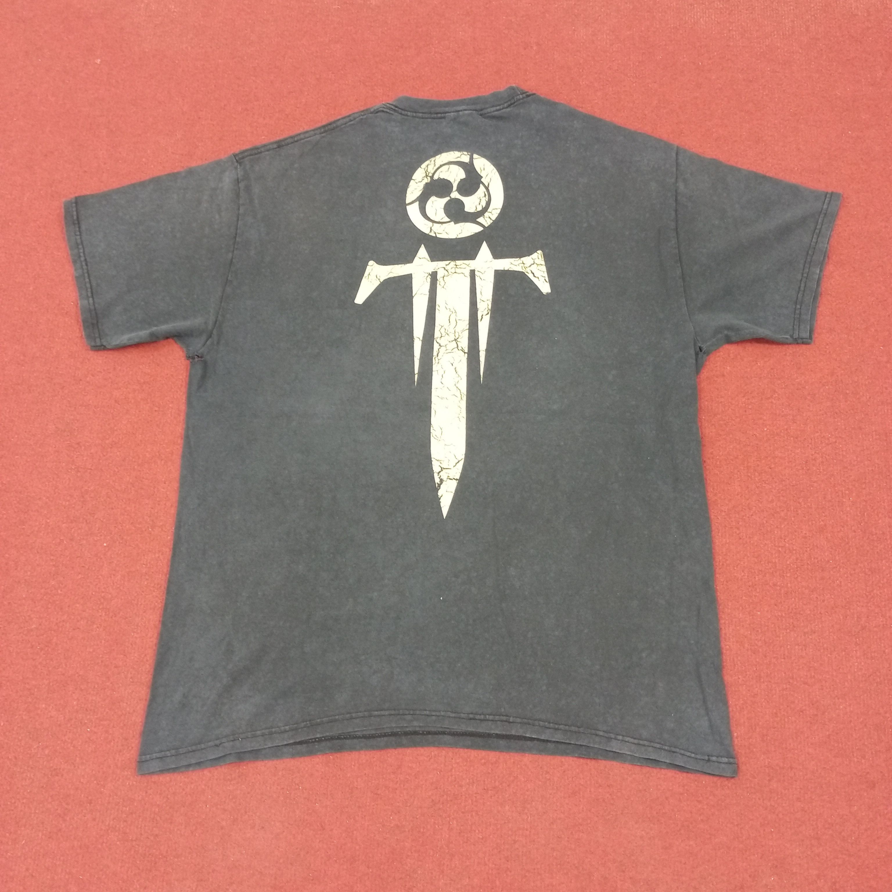Band Tees × Vintage Trivium Band Rock Music Distressed Tshirt Size US L / EU 52-54 / 3 - 3 Thumbnail