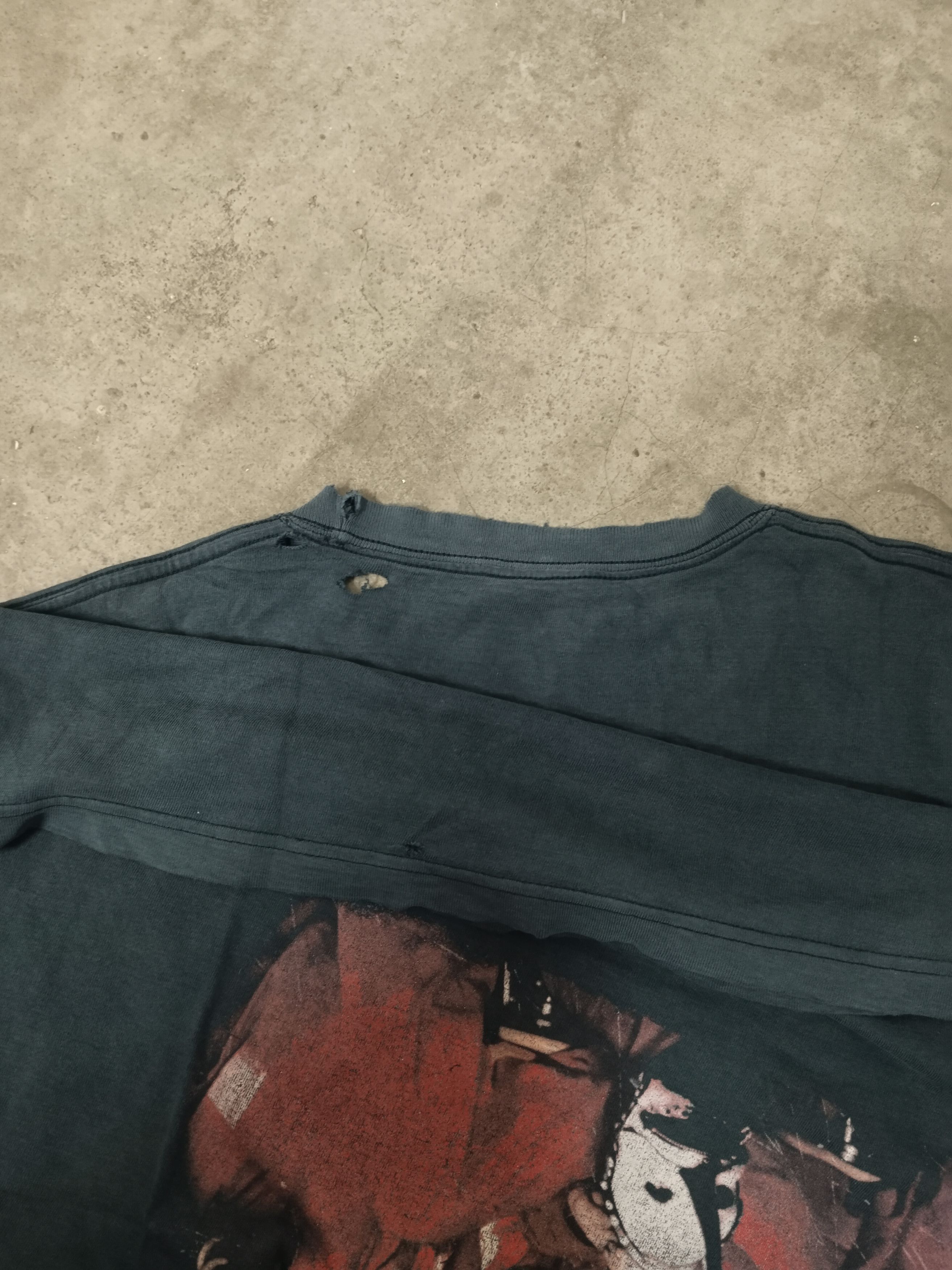 Band Tees VINTAGE Y2K SLIPKNOT IOWA DISTRESS Size US L / EU 52-54 / 3 - 6 Thumbnail