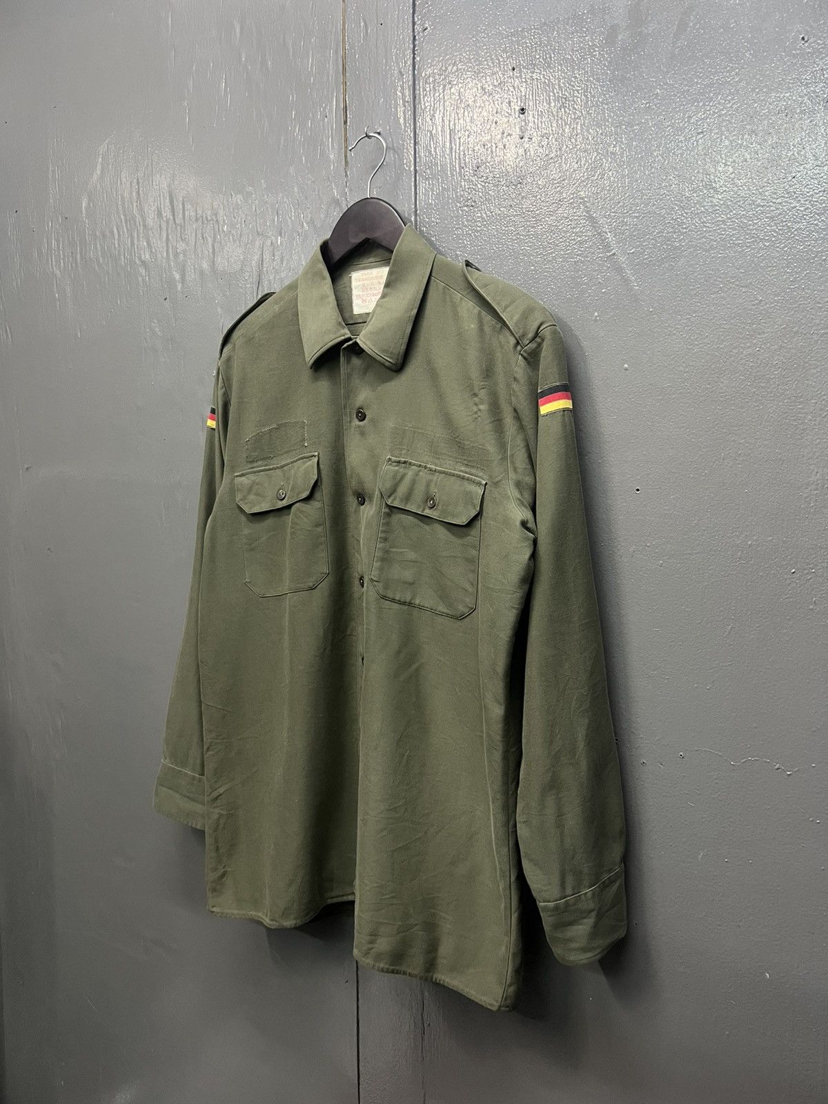 Vintage Vintage German Army Trainers Shirt Size US L / EU 52-54 / 3 - 2 Thumbnail