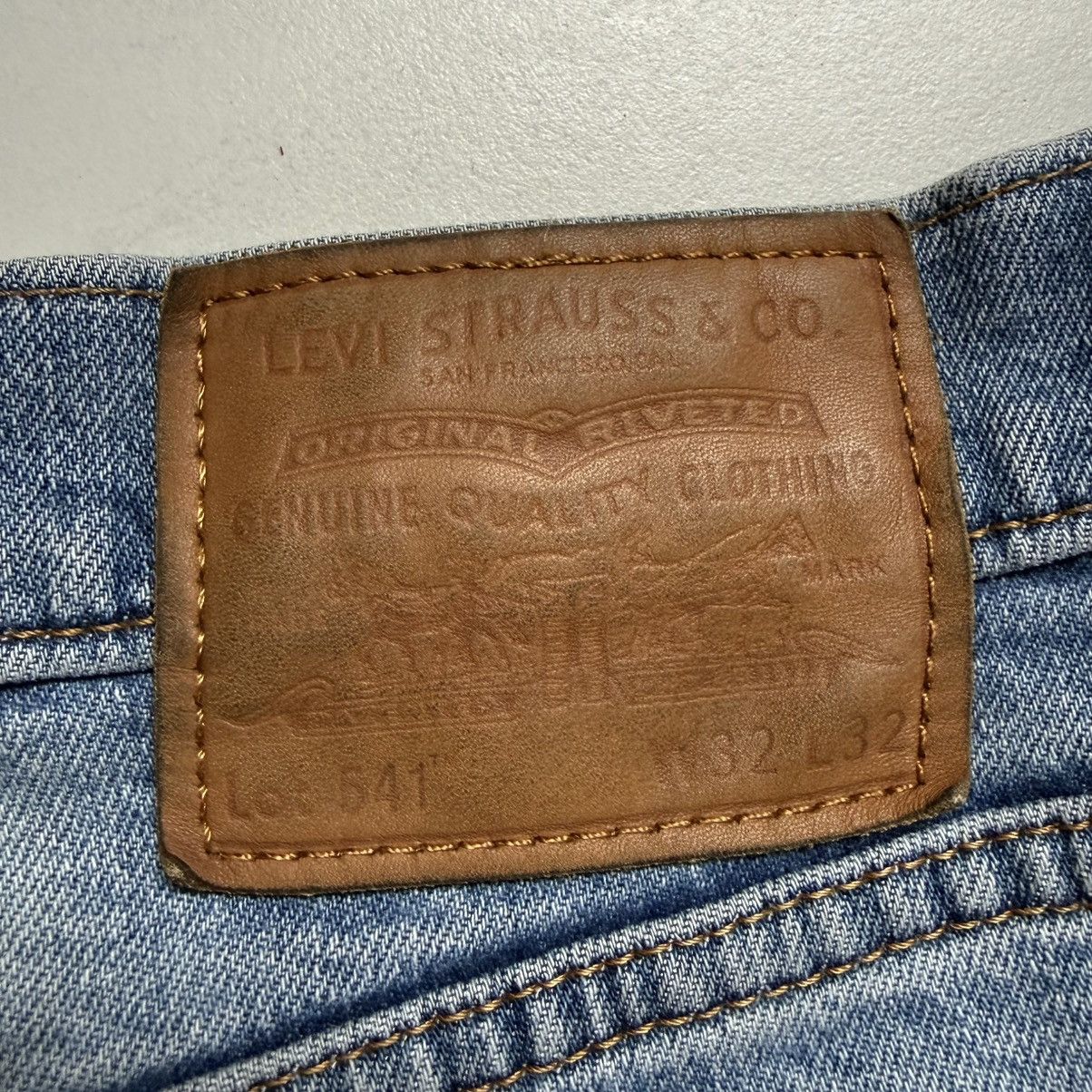 Levi's Vintage Clothing Vintage Y2K Levi’s 541 Big E Selvedge Jeans Size US 32 / EU 48 - 7 Thumbnail