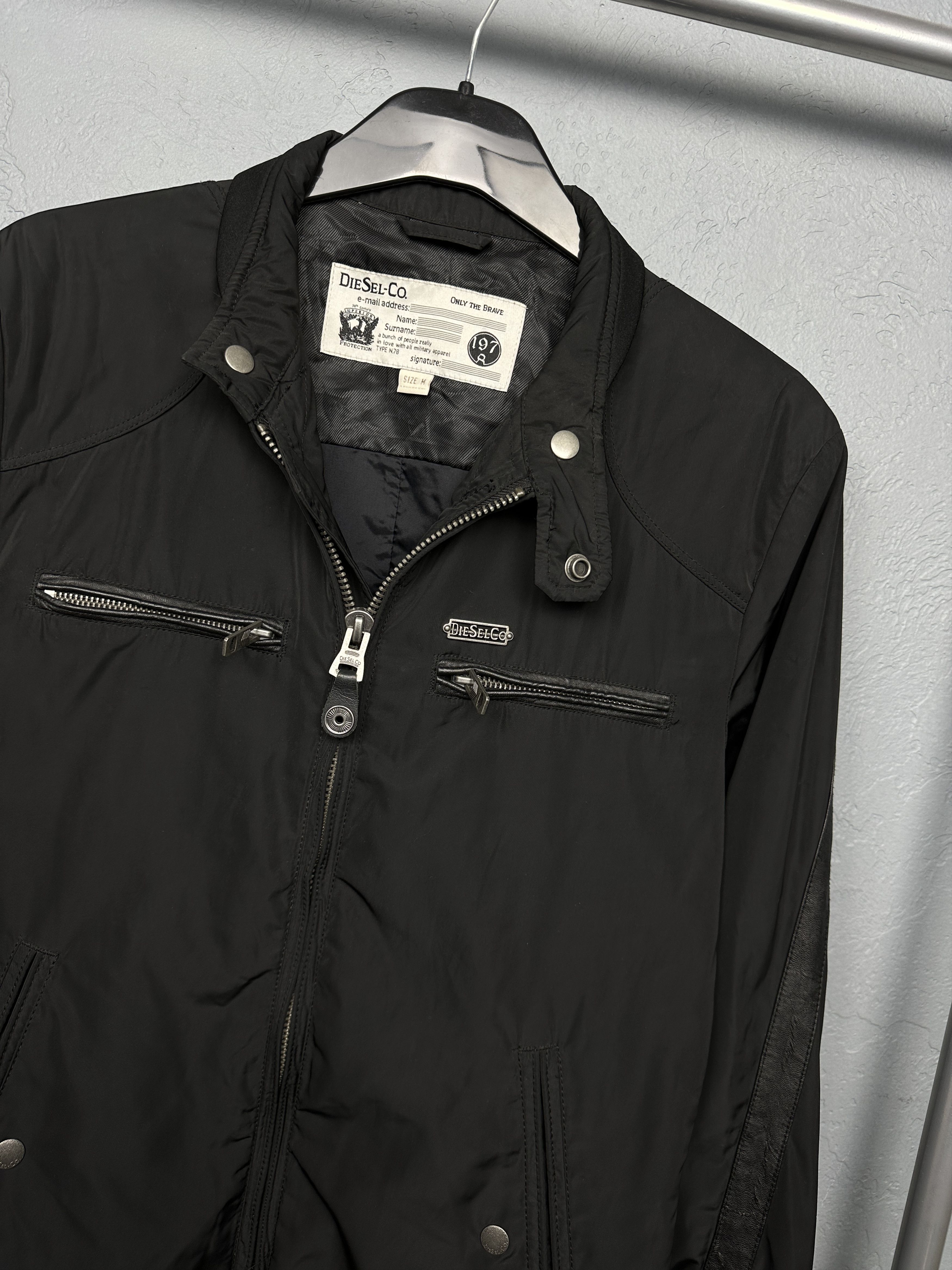 Diesel Diesel Mens Nylon Jacket Size US M / EU 48-50 / 2 - 2 Thumbnail