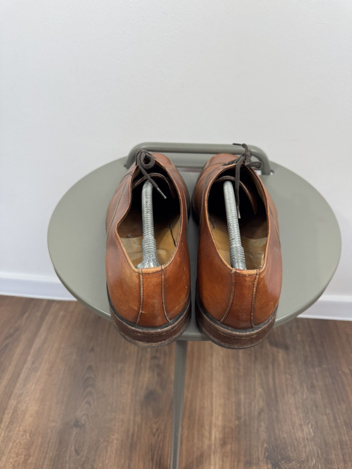 Loake Vintage Loake Brown Leather Oxford Shoes UK Cap Toe US 12 Size US 12 / EU 45 - 7 Thumbnail