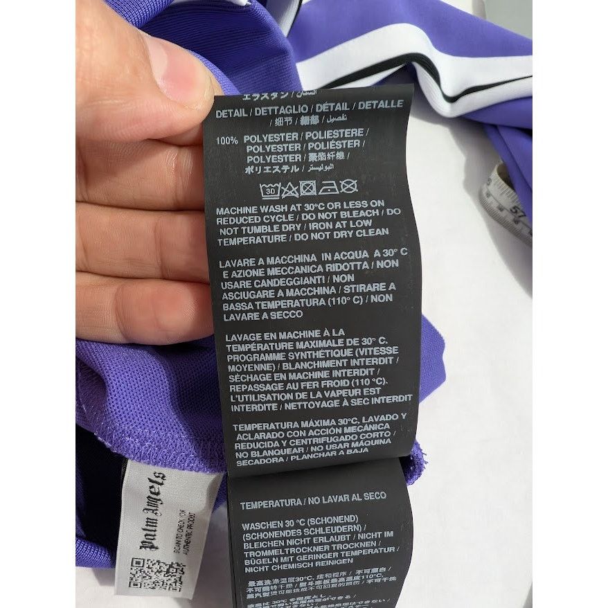 Palm Angels o1rshd1 Q:3 / Classic Track Jacket in Purple/White Size US M / EU 48-50 / 2 - 15 Thumbnail