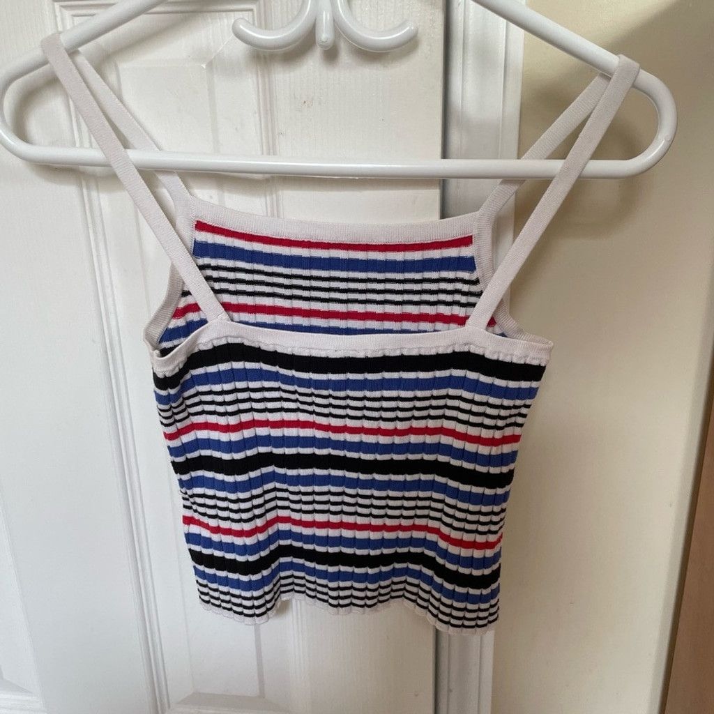 Divided 2 Small H&M Divided Stripped Crop Tops Size XS / US 0-2 / IT 36-38 - 5 Thumbnail