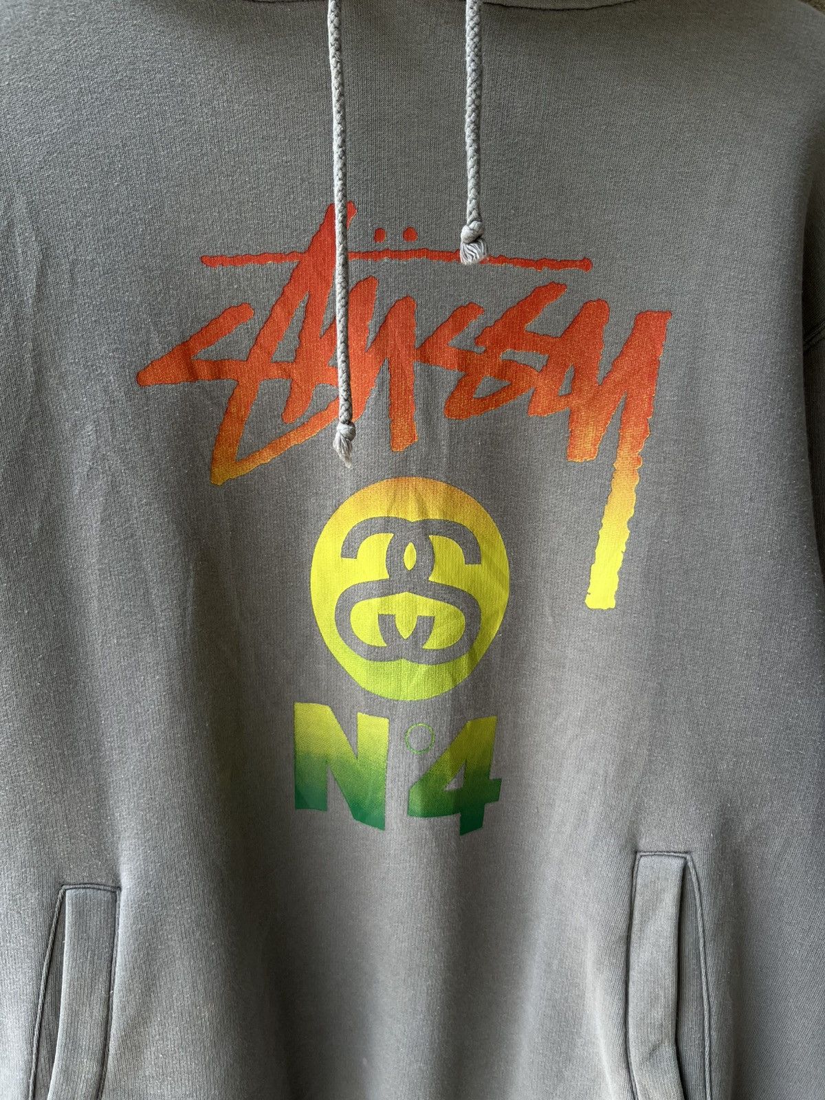 Stussy Vintage 2000s stussy hoodie N4 rasta Size US L / EU 52-54 / 3 - 5 Thumbnail