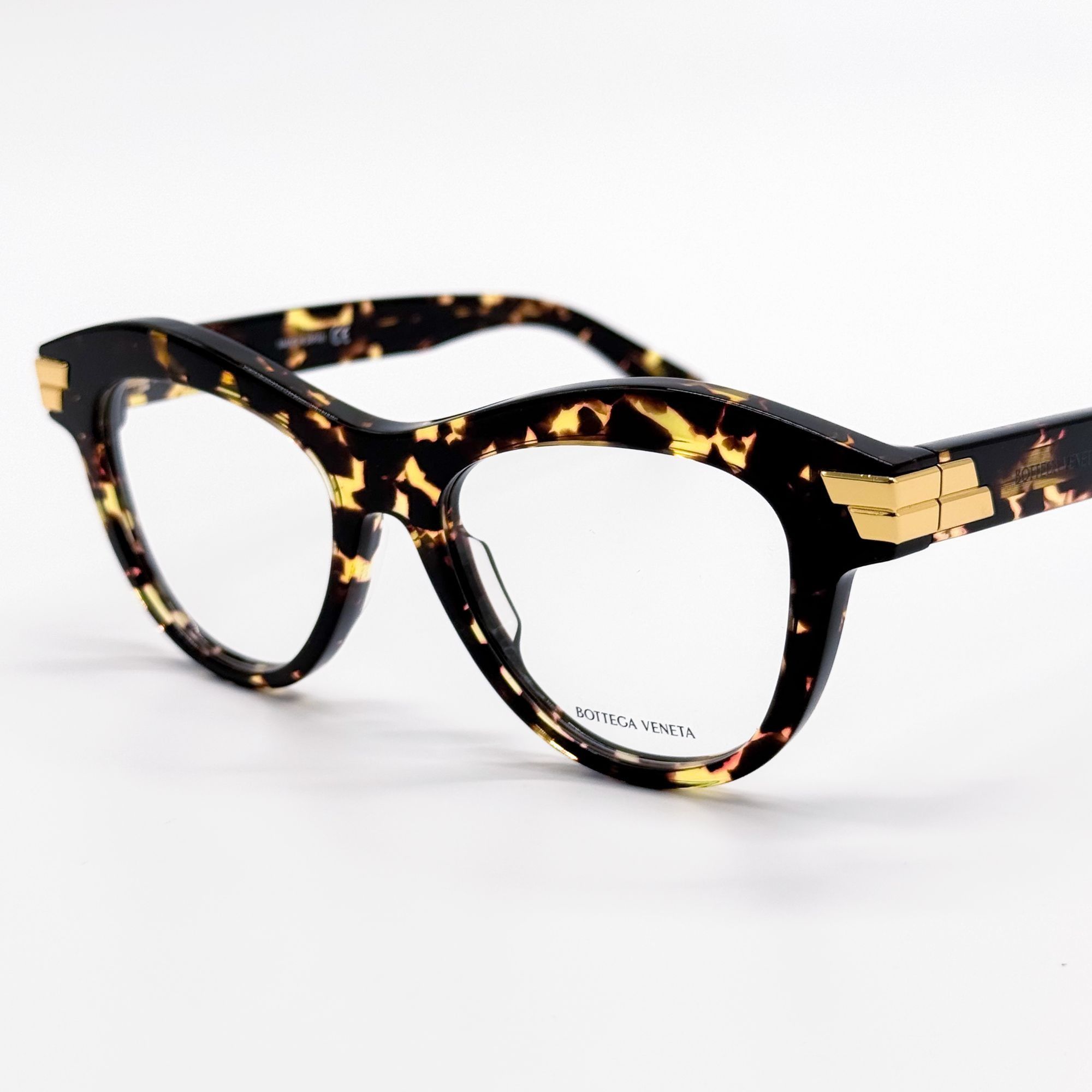 Bottega Veneta NEW BOTTEGA VENETA EYEGLASSES BV1105O 002 CAT EYE HAVANA WOM Size ONE SIZE - 6 Thumbnail