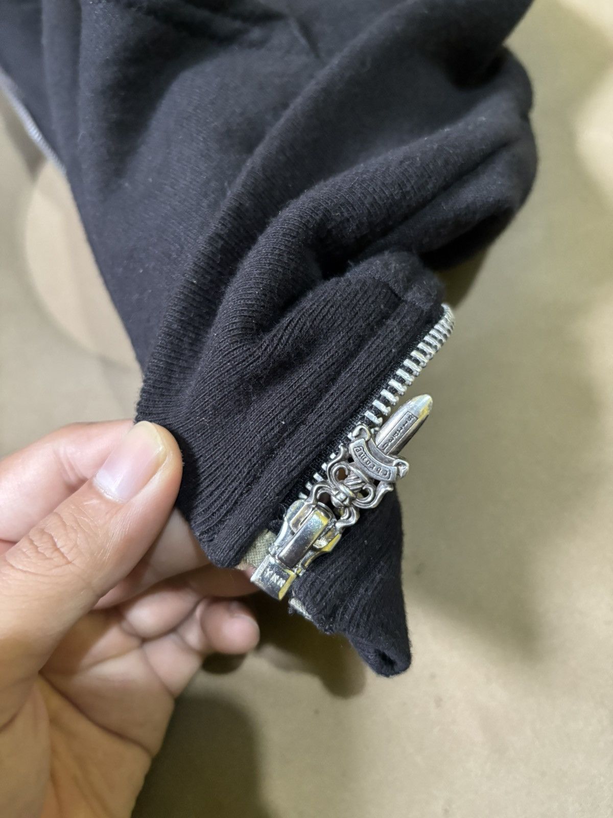 Chrome Hearts ❌SOLD OUT❌Chrome hearts cemetery Dagger ziphoodie black Size US M / EU 48-50 / 2 - 10 Thumbnail