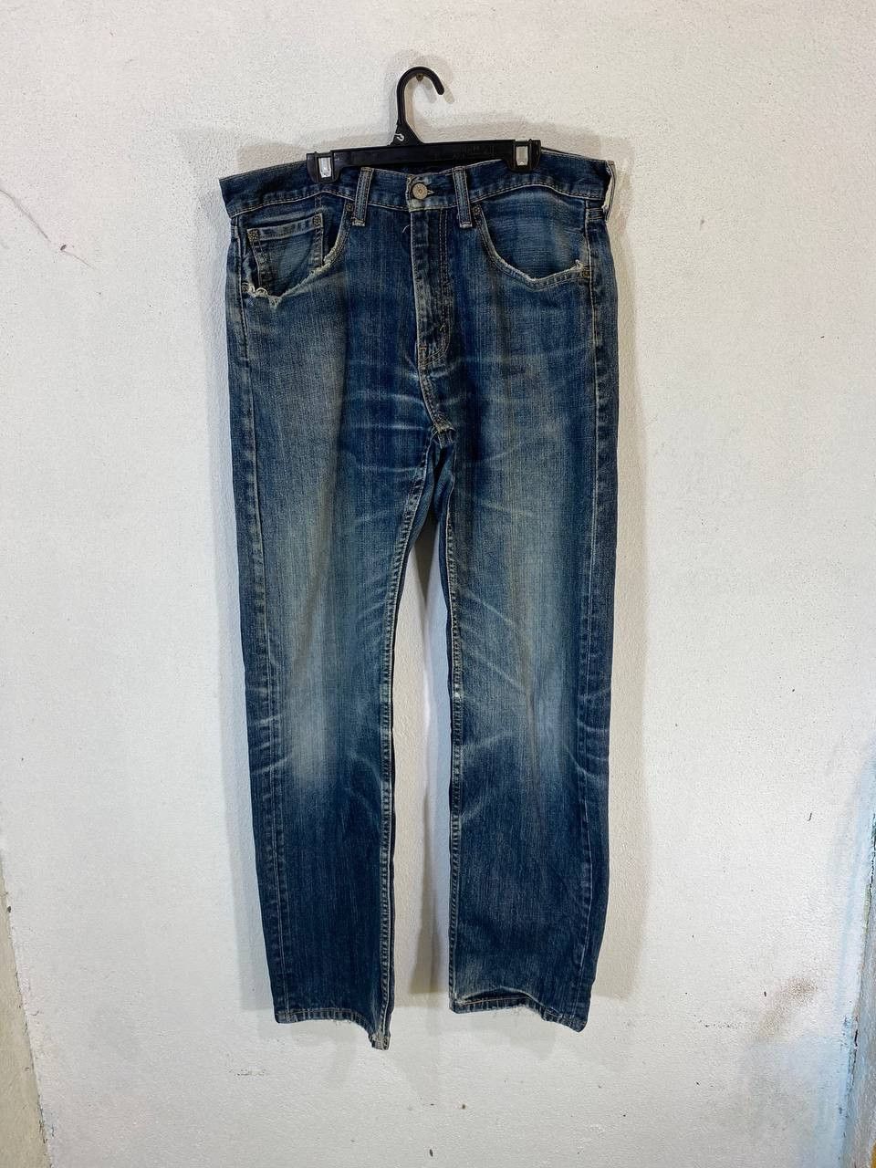 Levi's levis 505 distressed denim nice design Size US 34 / EU 50 - 10 Thumbnail