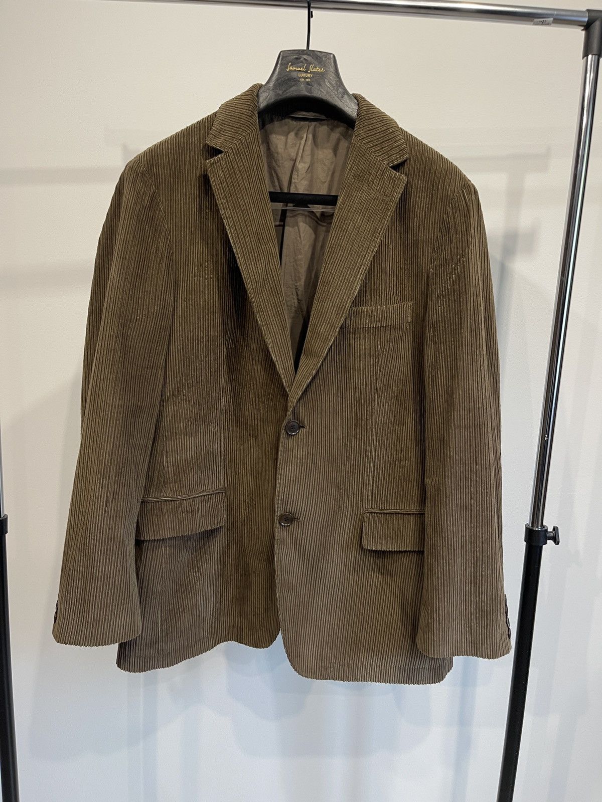 Hugo Boss Vintage Hugo boss corduroy blazer classic jacket 40R Size 40R - 2 Thumbnail