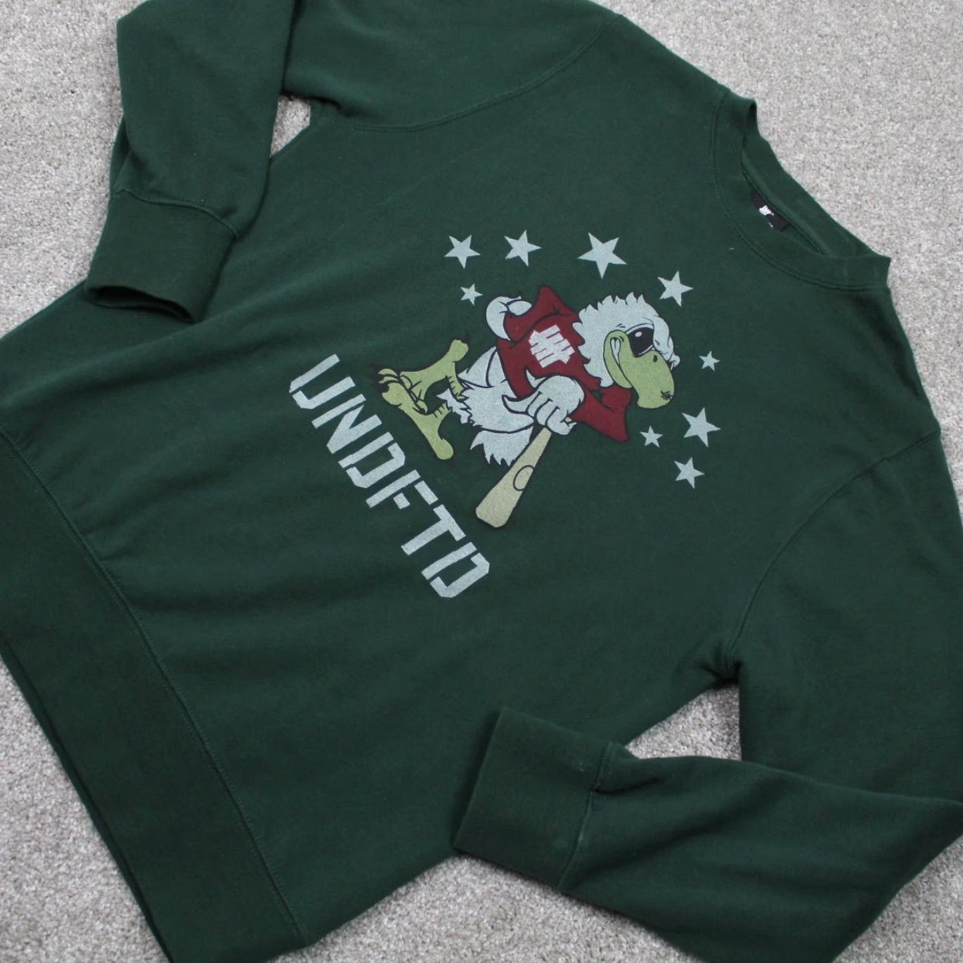 Undefeated Undefeated Sweatshirt Men S Green L/S Pullover Crewneck Logo 90s Style Regular Fit Vintage: No Size US S / EU 44-46 / 1 - 4 Thumbnail