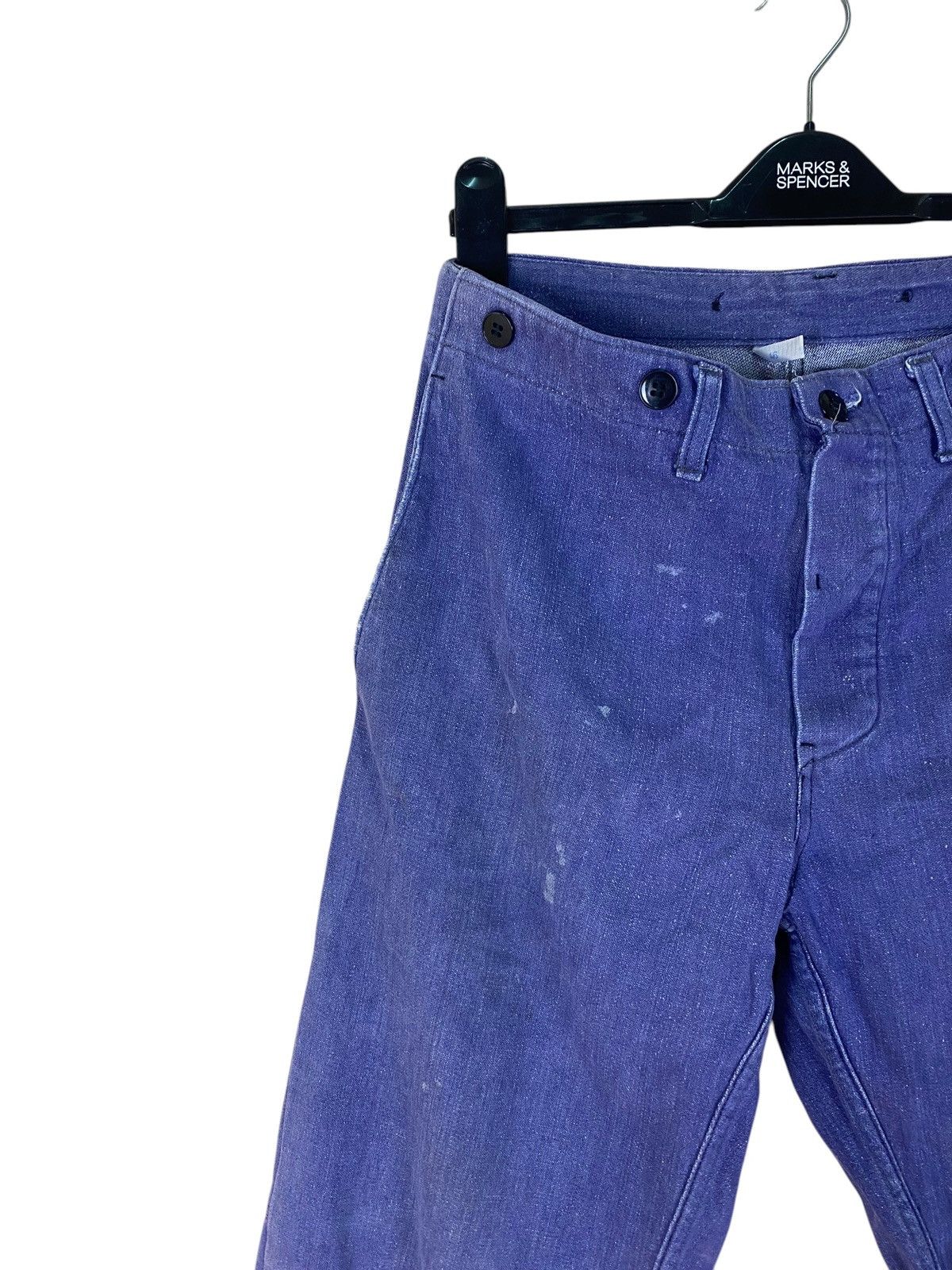 Le Laboureur × Vintage Vintage Veb Wattana Workwear Paint Splash Pants Size US 31 - 5 Thumbnail