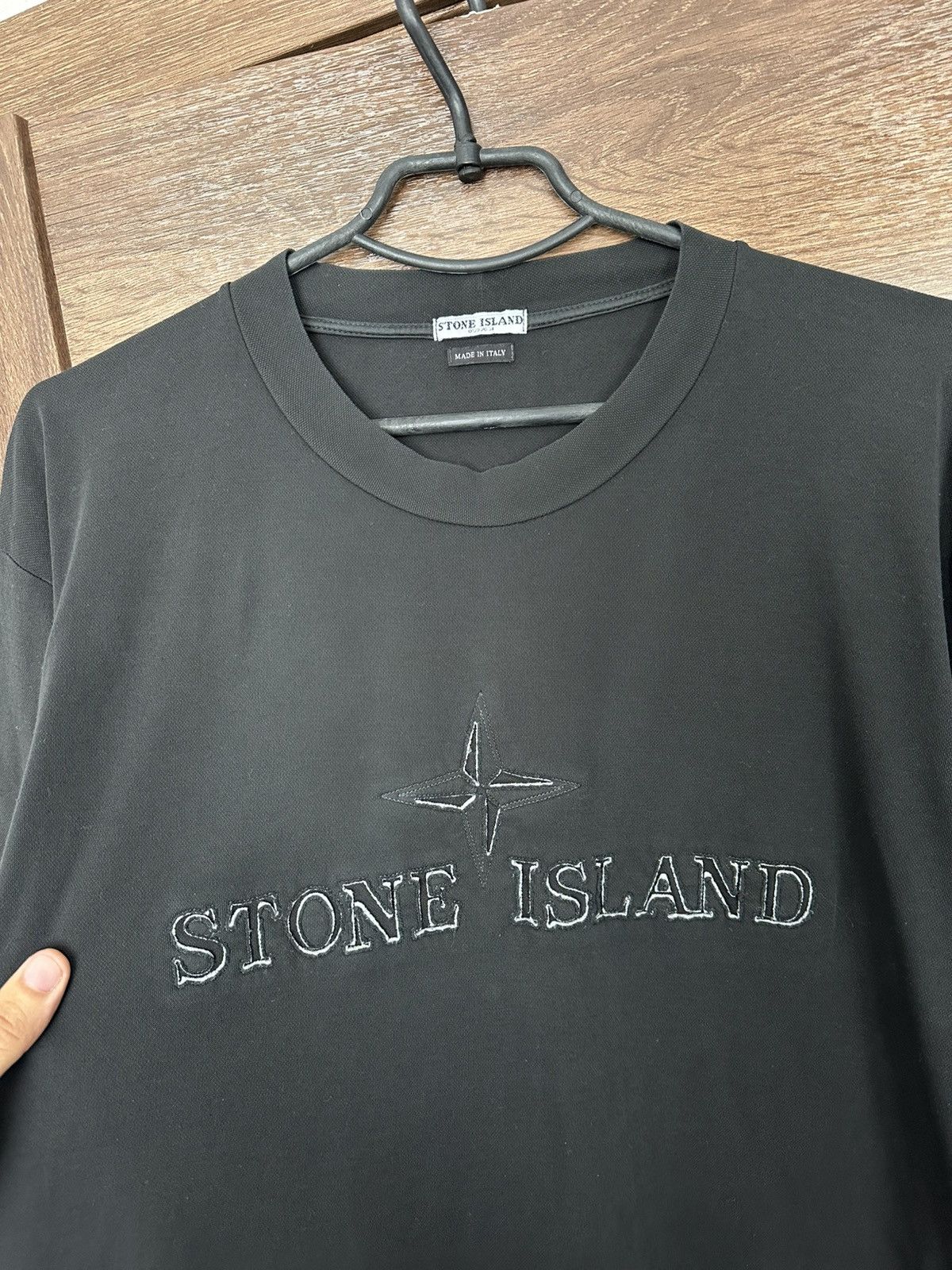 Stone Island Stone Island Vintage Big Logo T-Shirt 90s Size US M / EU 48-50 / 2 - 6 Thumbnail