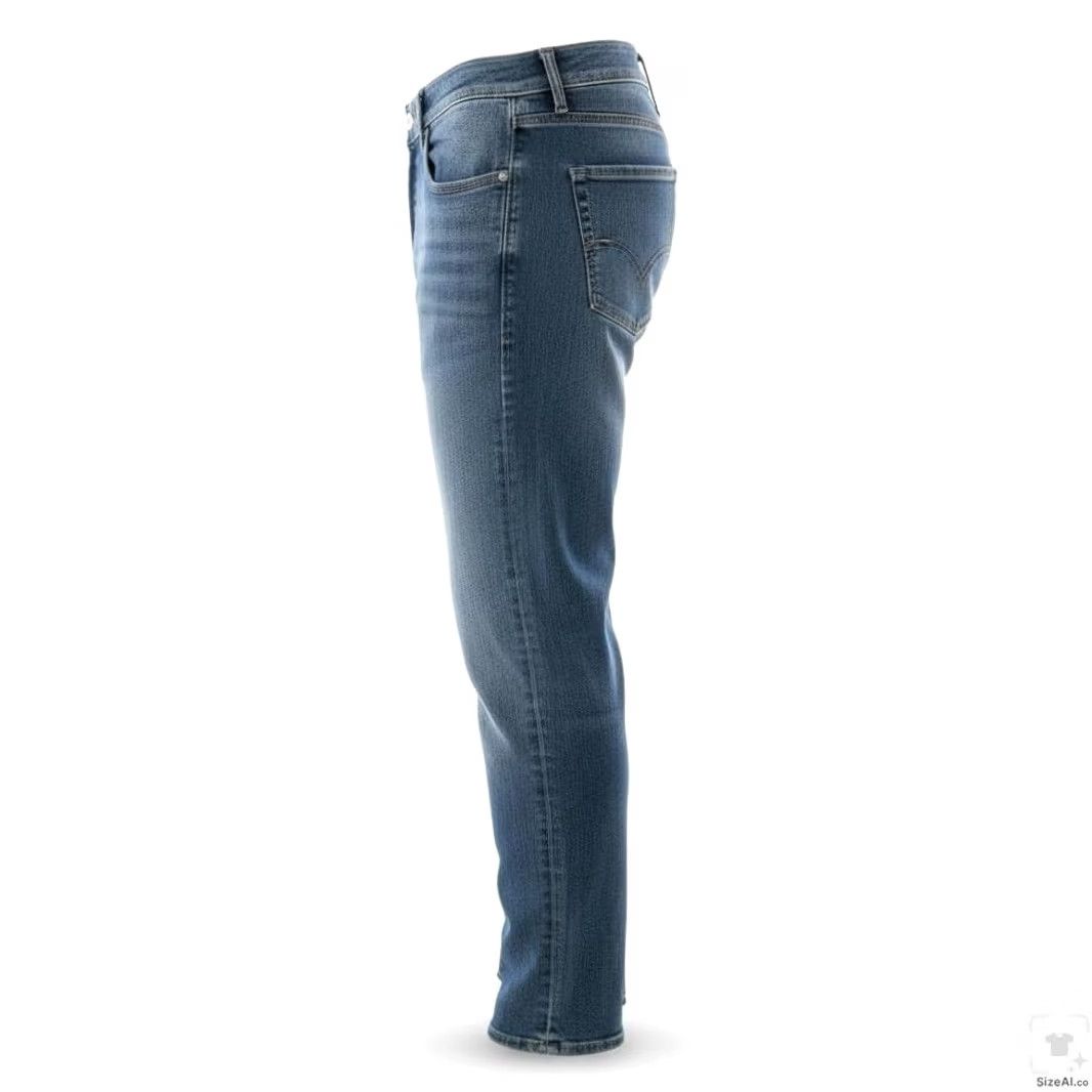 True Religion True Religion Geno Jeans Mens 36x31 Blue Light Wash Relaxed Tapered Zip Fly Size US 36 / EU 52 - 3 Thumbnail