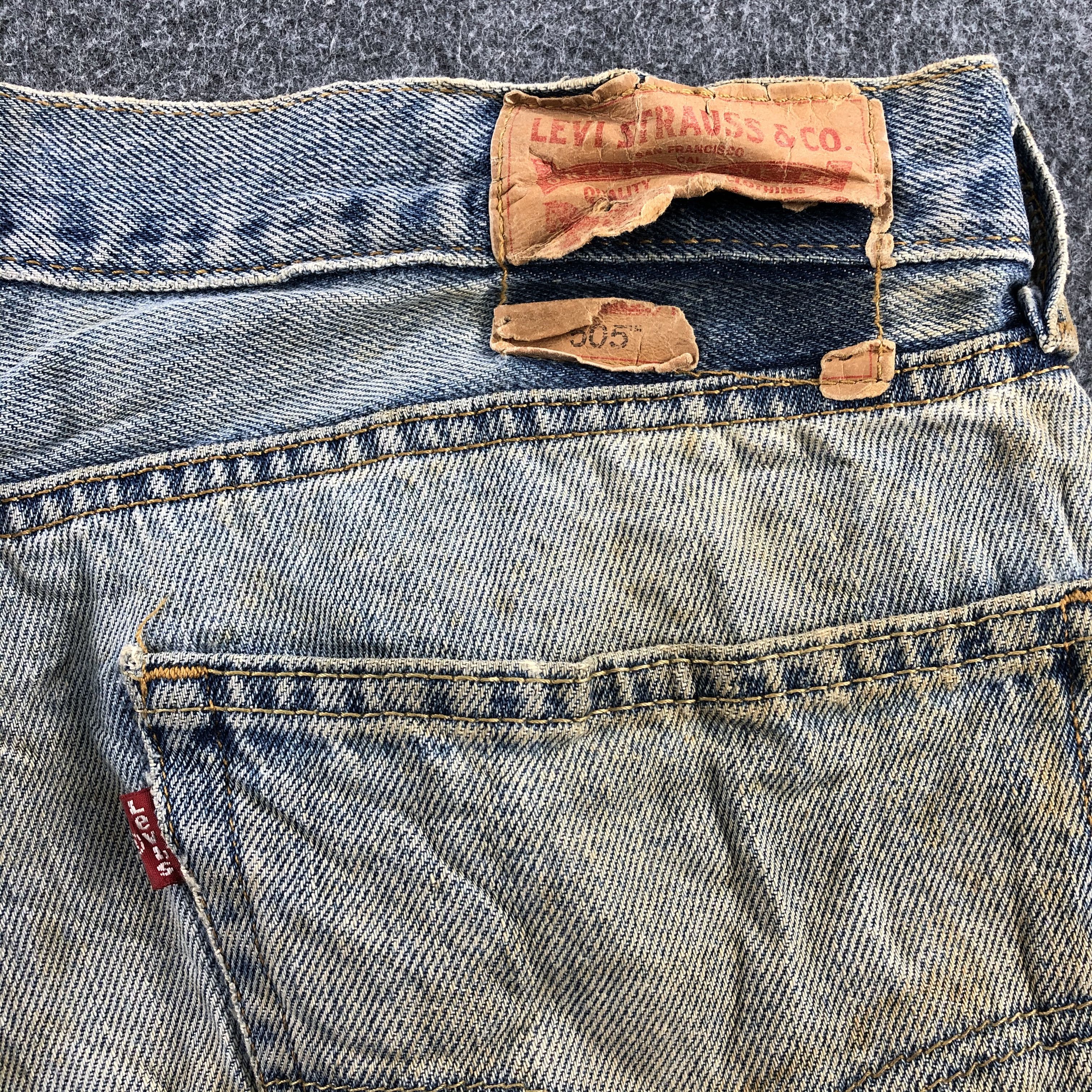Levi's Vintage Mud Wash Levis 505 Jeans-J1222 Size US 37 - 5 Thumbnail