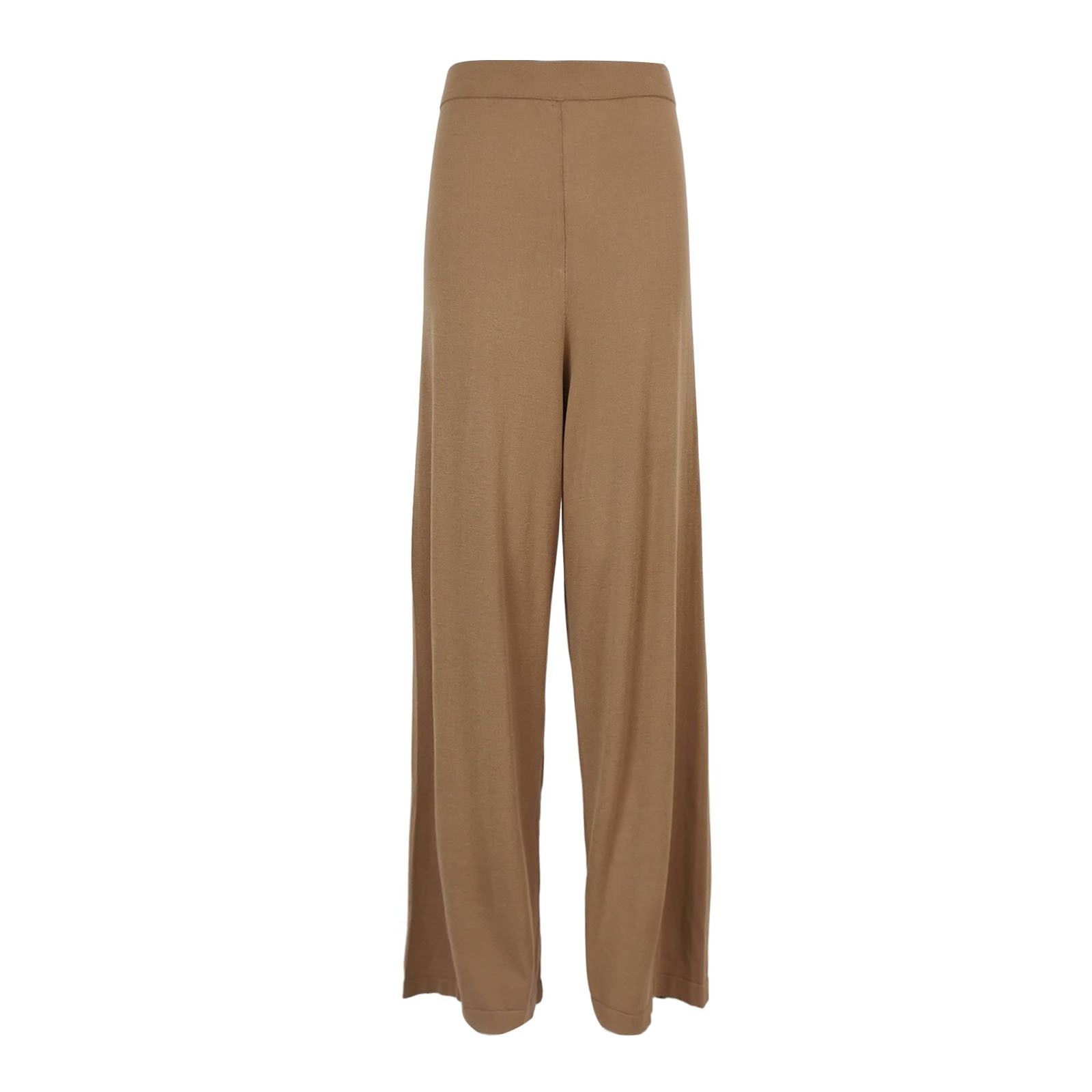 Weekend Max Mara Weekend Max Mara Solid Wide-Leg Pants L Size 30" / US 8 / IT 44 - 1 Thumbnail