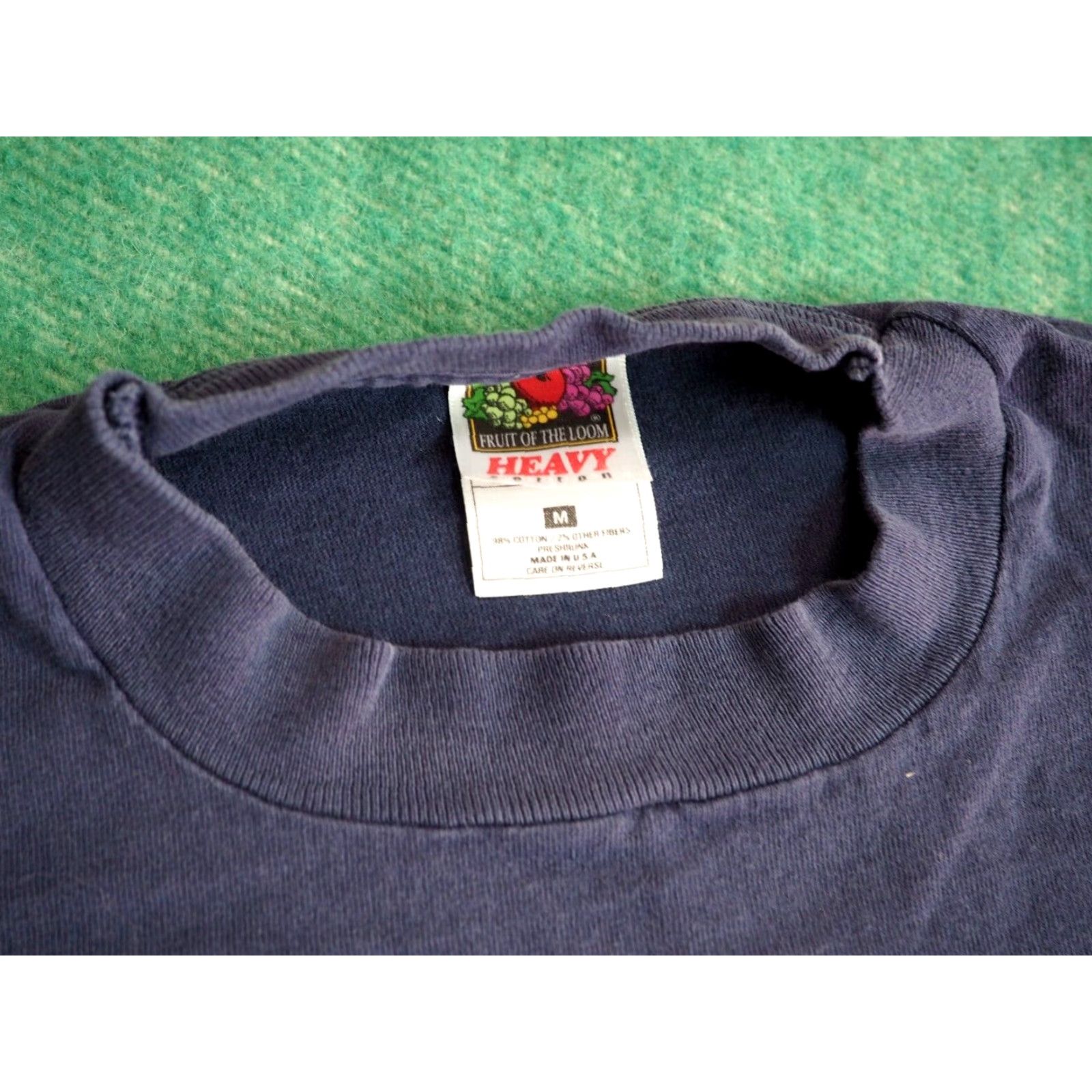 Fruit Of The Loom VTG Fruit of the Loom Wolf Nature Meeteetse Wyoming USA Blue Tee T-Shirt M Unisex Short Sleeve Cotton Graphic Tee 90s Size US M / EU 48-50 / 2 - 4 Thumbnail