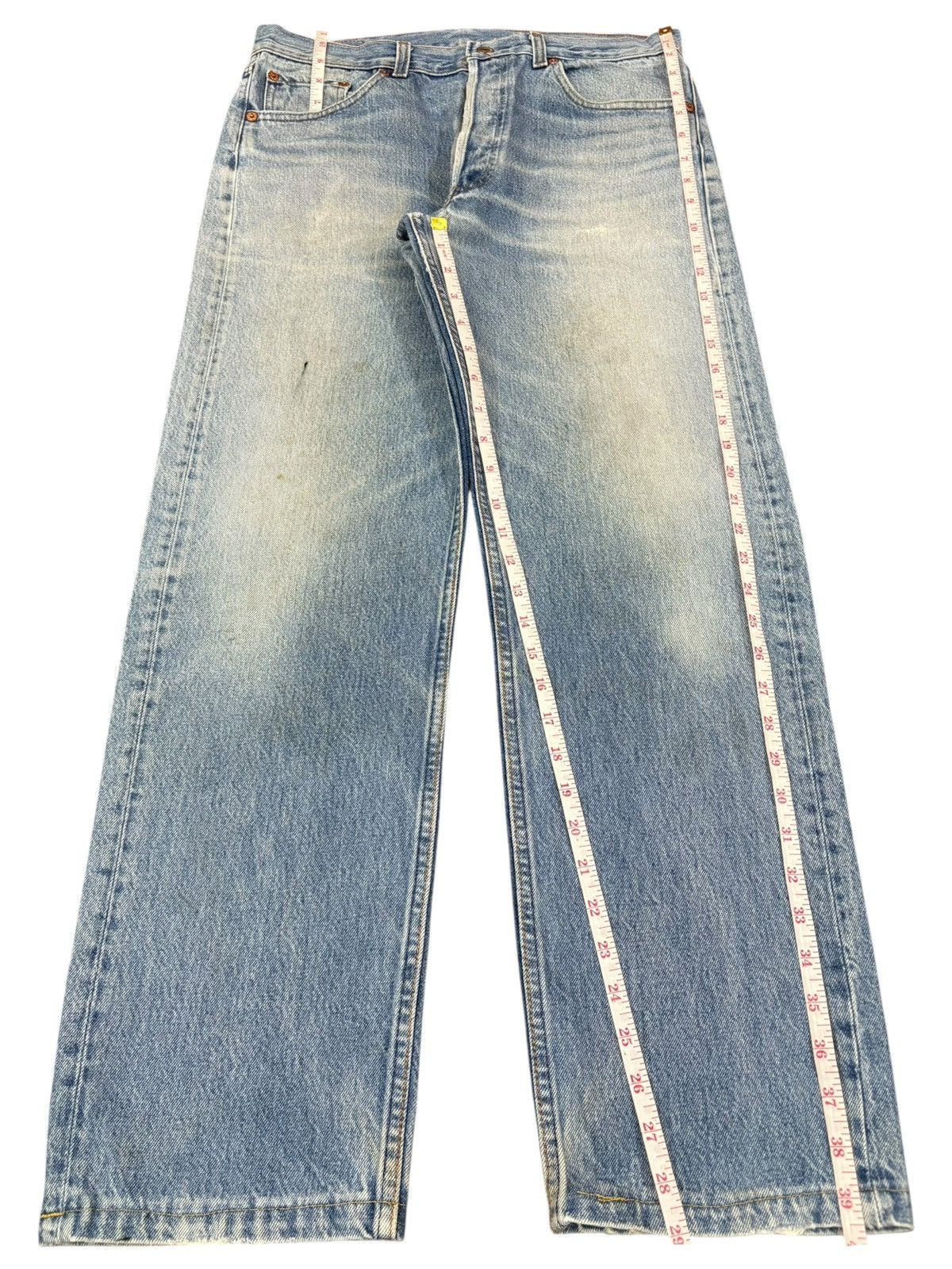 Levi's Vintage 90s Levis 501 Mud Wash Distressed Loose Jeans Size US 32 / EU 48 - 11 Thumbnail