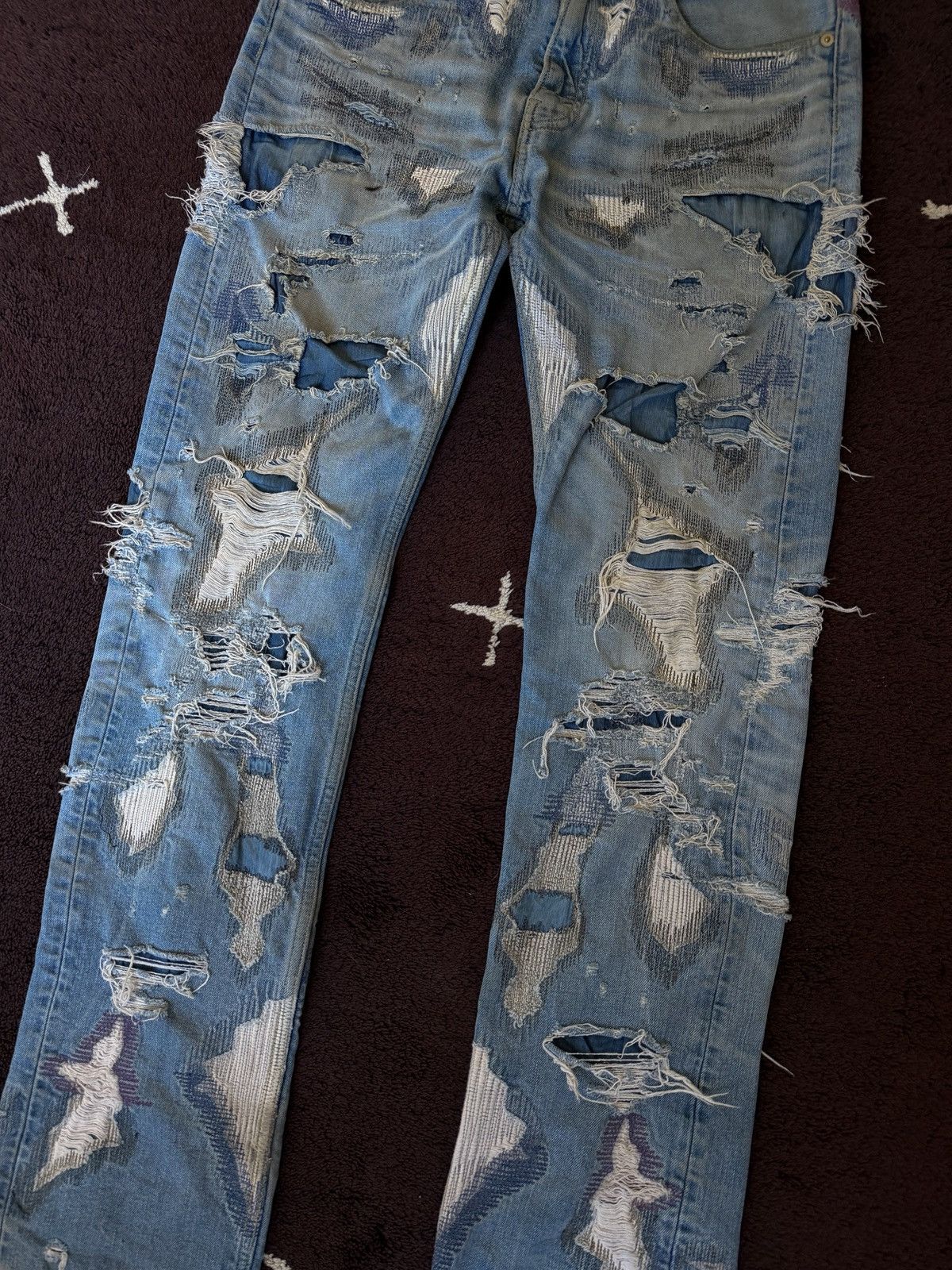 Vlone Vlone blue scab denim Size US 32 / EU 48 - 3 Thumbnail