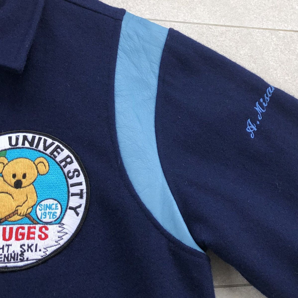 Vintage Vintage Baseball Varsity Jacket By Village Stone Size US M / EU 48-50 / 2 - 12 Thumbnail