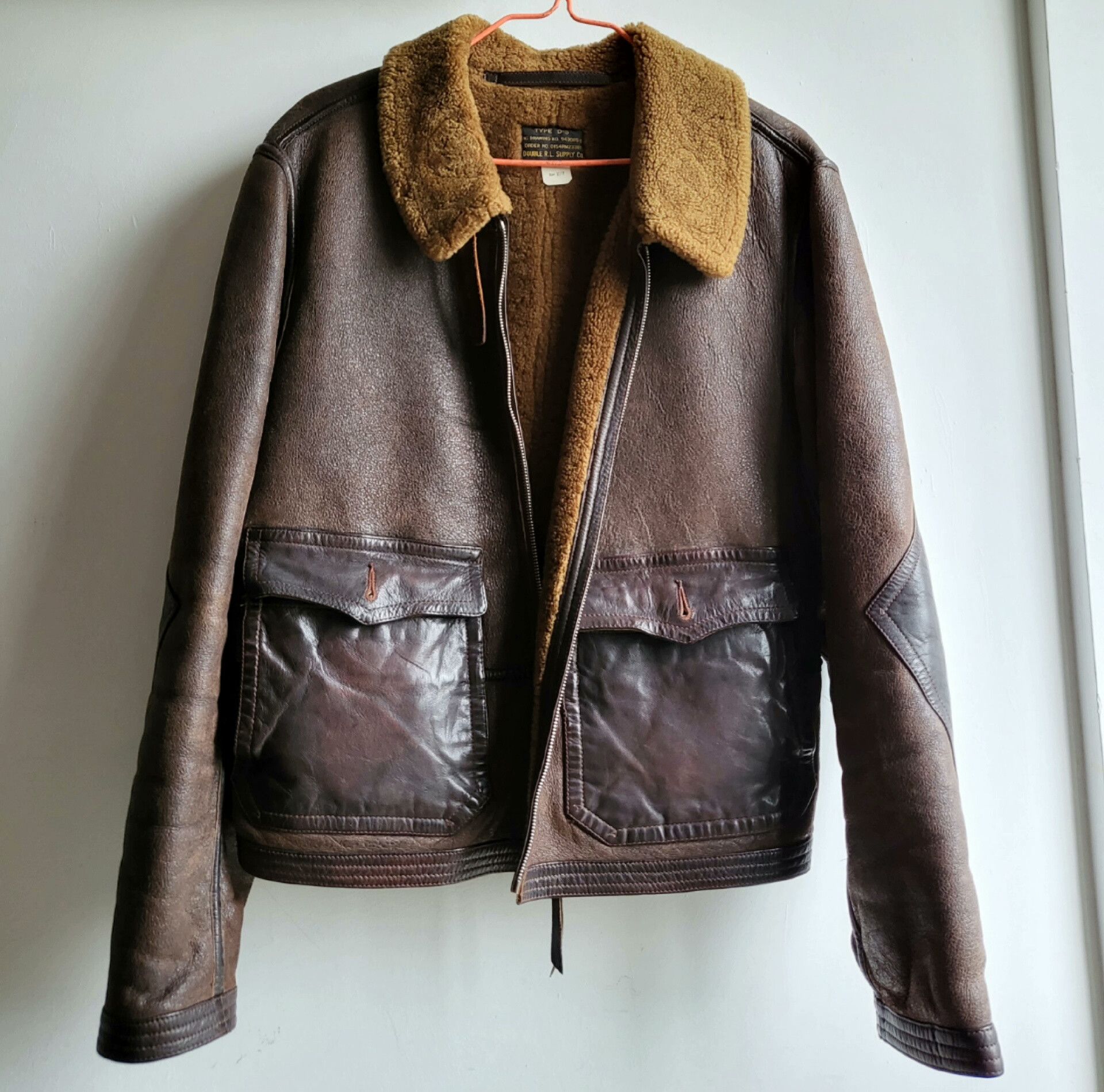 RRL Ralph Lauren RRL Shearling Leather Jacket XS Size US XS / EU 42 / 0 - 1 Thumbnail