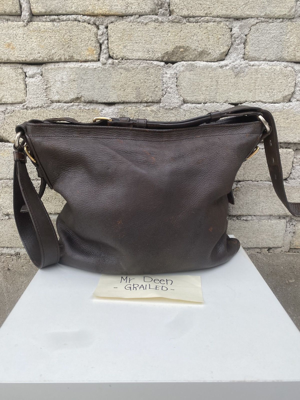 Prada Rare PRADA Leather Cross Body Bag Size ONE SIZE - 6 Thumbnail
