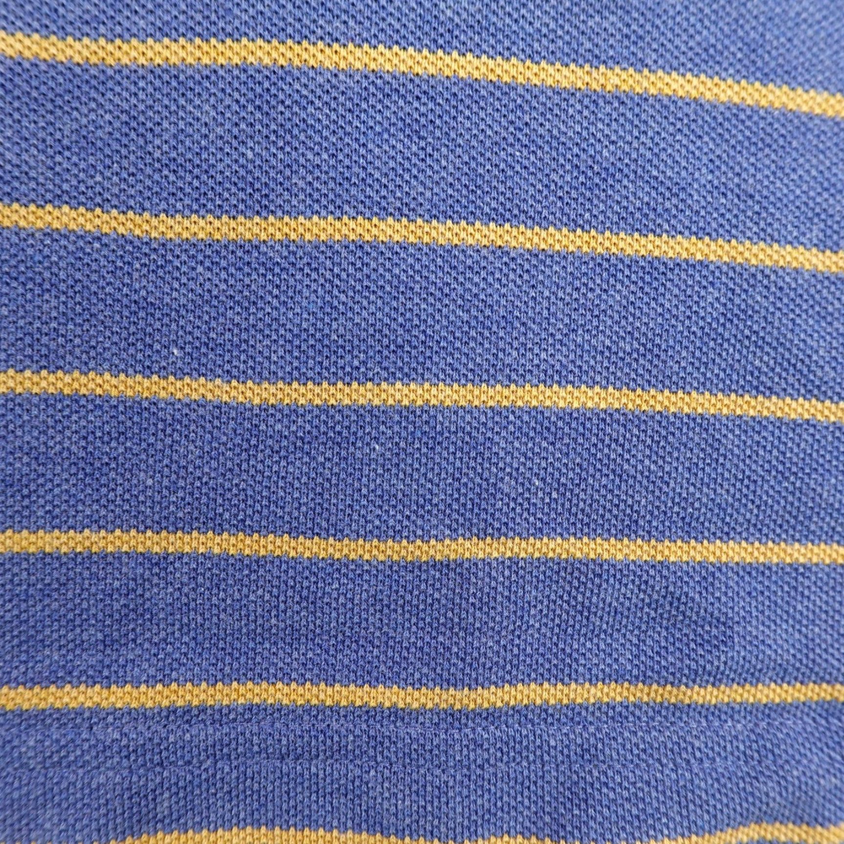 Brooks Brothers Brooks Brothers Polo Shirt Mens S Blue Striped Supima Pique Cotton Short Sleeve Collared Pullover Logo Button Regular Classic Preppy Size US S / EU 44-46 / 1 - 5 Thumbnail