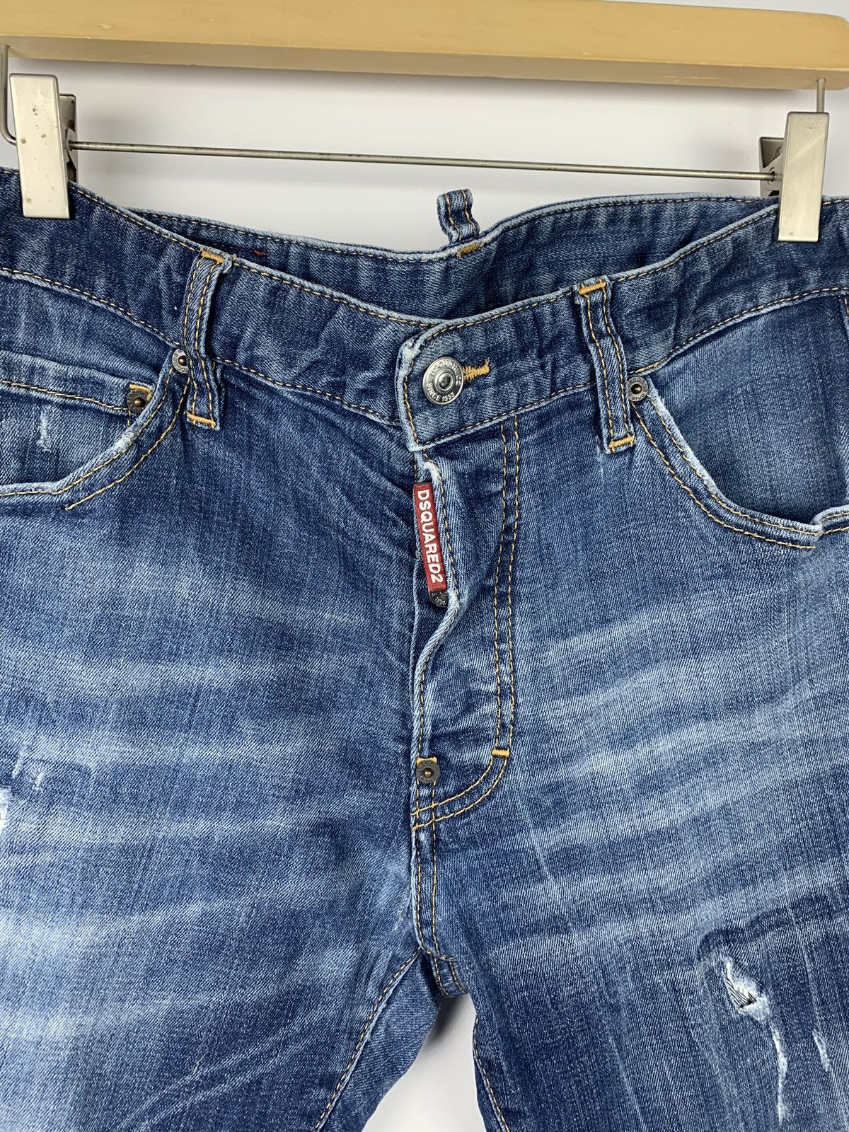 Dsquared2 Dsquared2 Distressed Skinny Jeans Denim Men’s Size 46 Blue Size US 30 / EU 46 - 4 Thumbnail