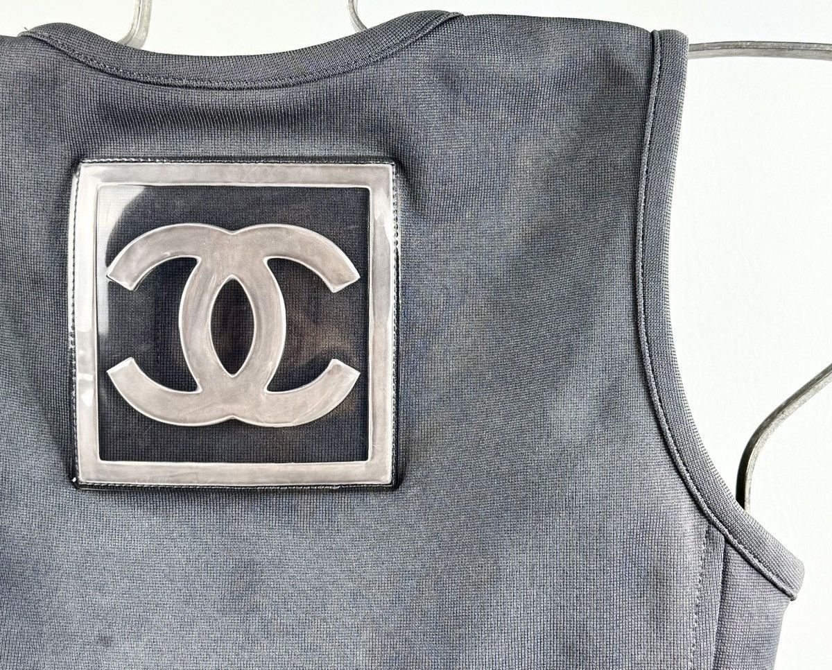 Chanel Chanel - Karl Lagerfeld - SS/01 - CC - Sports - Tank top Size XXS / US 00 / IT 34 - 6 Thumbnail