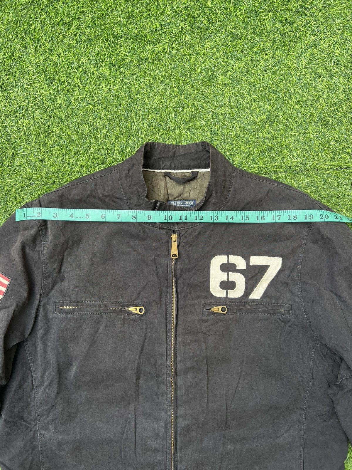 Polo Ralph Lauren Polo Jeans Co. Ralph Lauren "67" Patched Moto Jacket -XL Size US XL / EU 56 / 4 - 16 Thumbnail