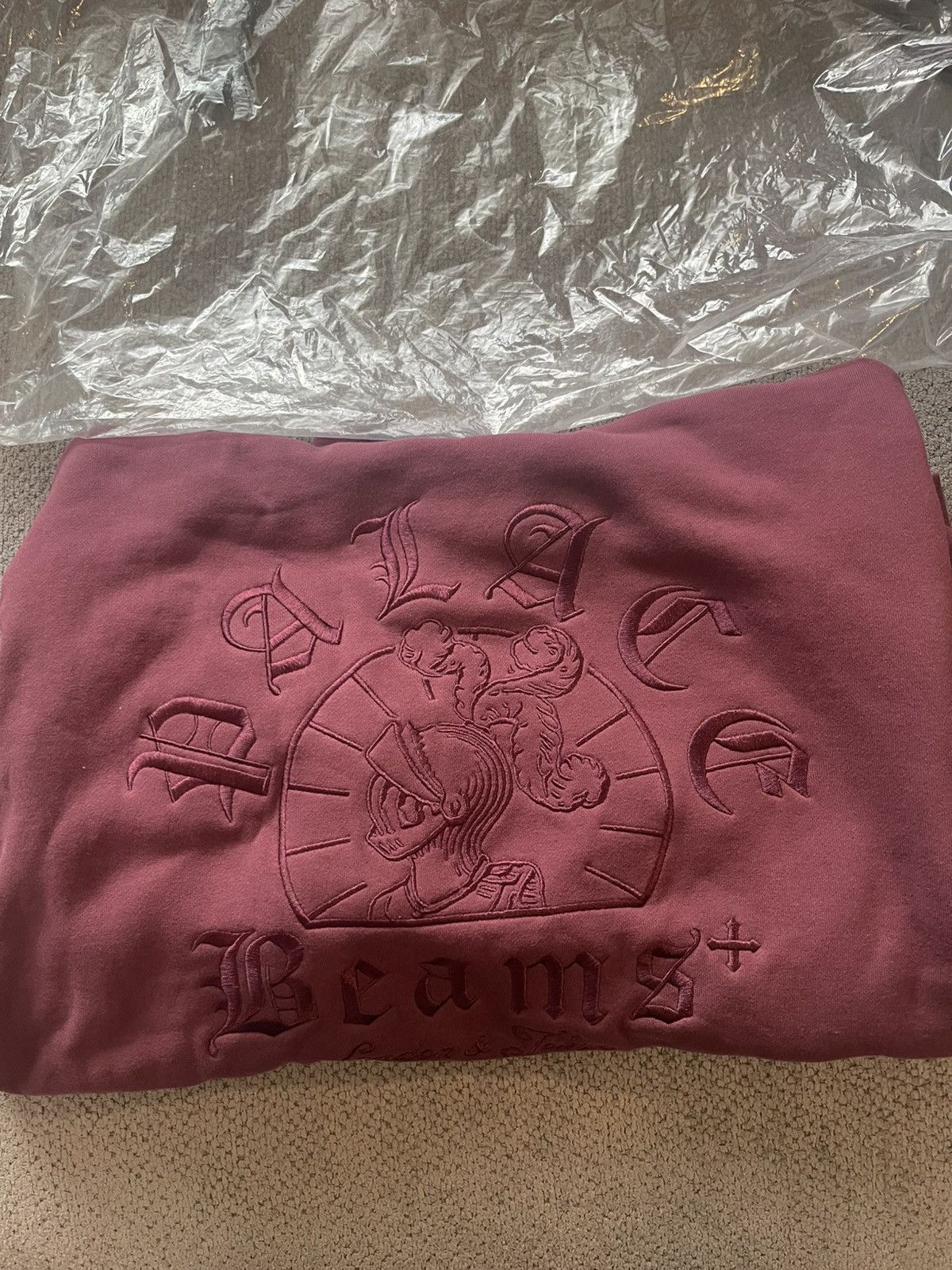 Beams Plus × Palace Palace x Beams Plus Hoodie in Windsor Wine Size US XL / EU 56 / 4 - 4 Thumbnail