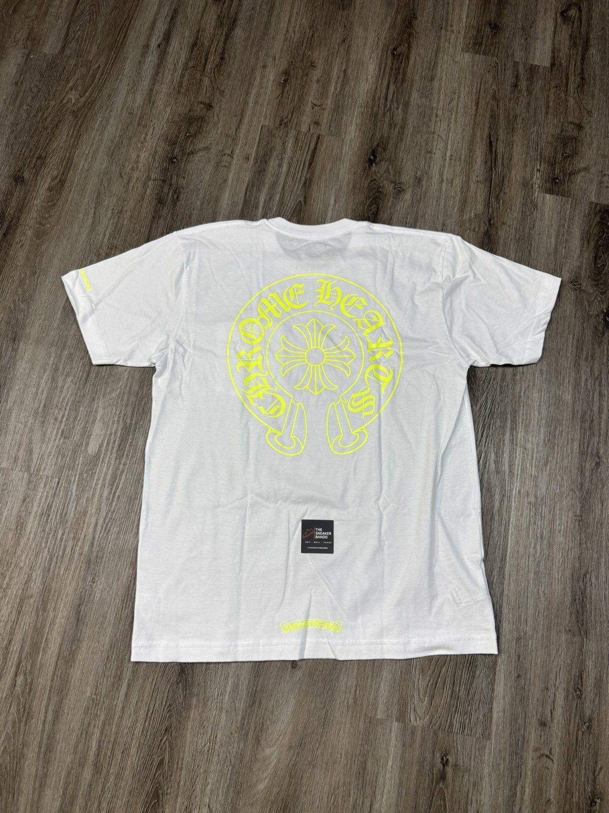 Chrome Hearts Chrome Hearts White Neon Horseshoe Pocket Tee Shirt Large Size US L / EU 52-54 / 3 - 1 Thumbnail
