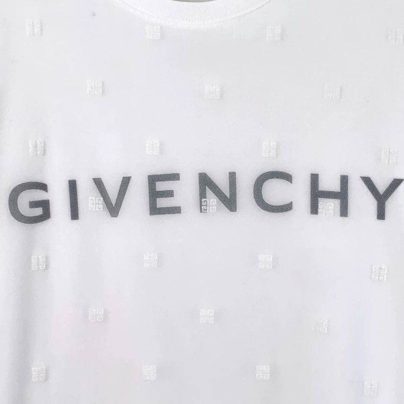Givenchy Givenchy Givenchy White Letter Print Short Sleeve Tshirt - Size M / US 6-8 / IT 42-44 - 4 Thumbnail