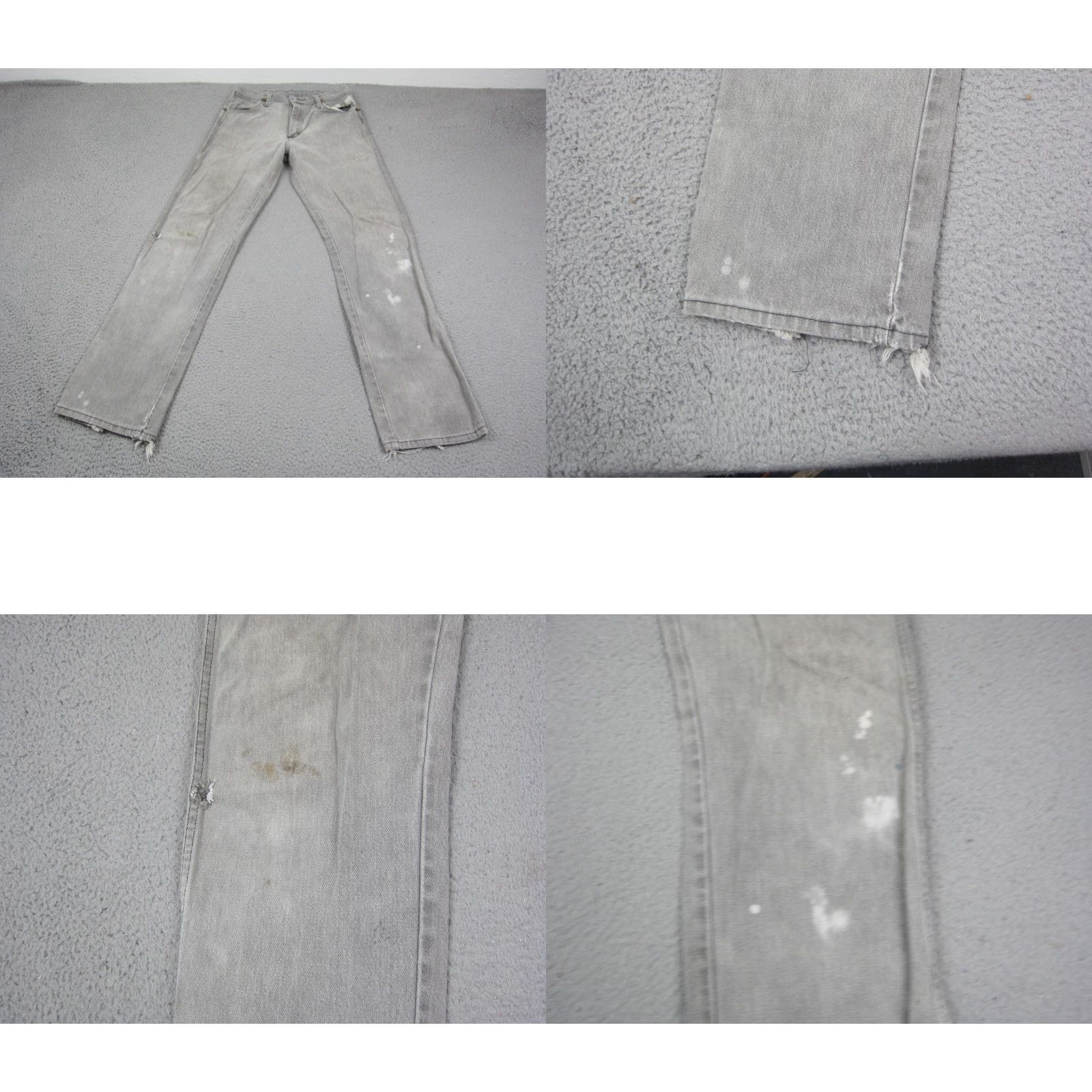 Wrangler VINTAGE Wrangler Jeans Mens W28 L32 Gray Straight Leg 13WMZ Made in USA 70s 80s Size US 28 / EU 44 - 8 Thumbnail