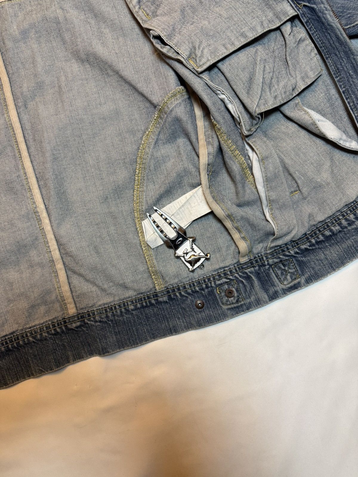 Jack & Jones Vintage Biker Denim Jacket Size US M / EU 48-50 / 2 - 7 Thumbnail