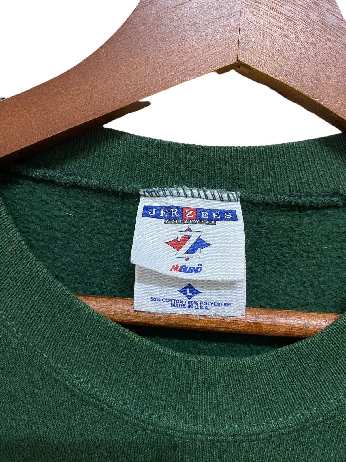 Vintage Vintage Brand Jerzees Plain Sweatshirt 1990s Size US L / EU 52-54 / 3 - 7 Thumbnail